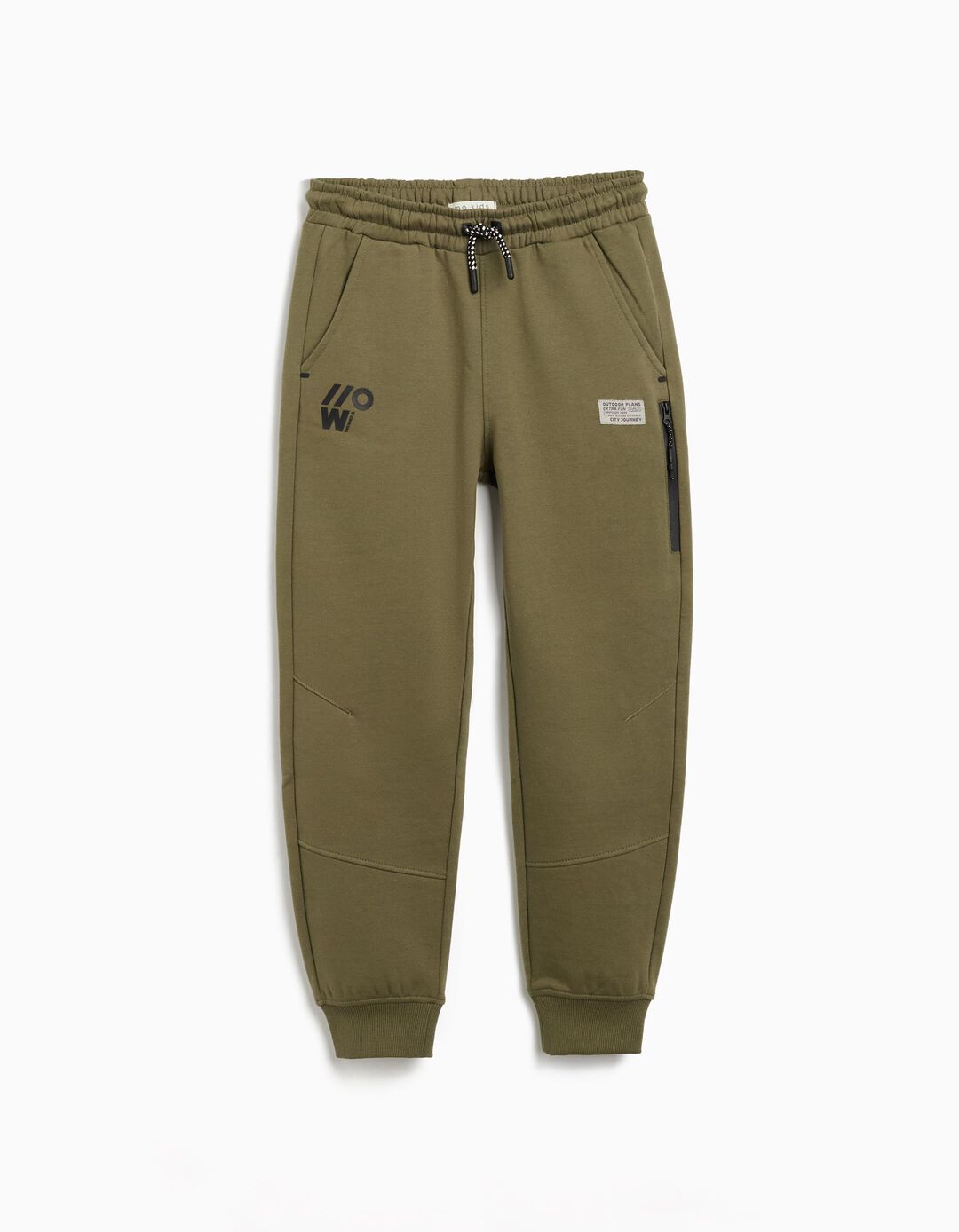 Joggers de Felpa, Menino, Verde Escuro