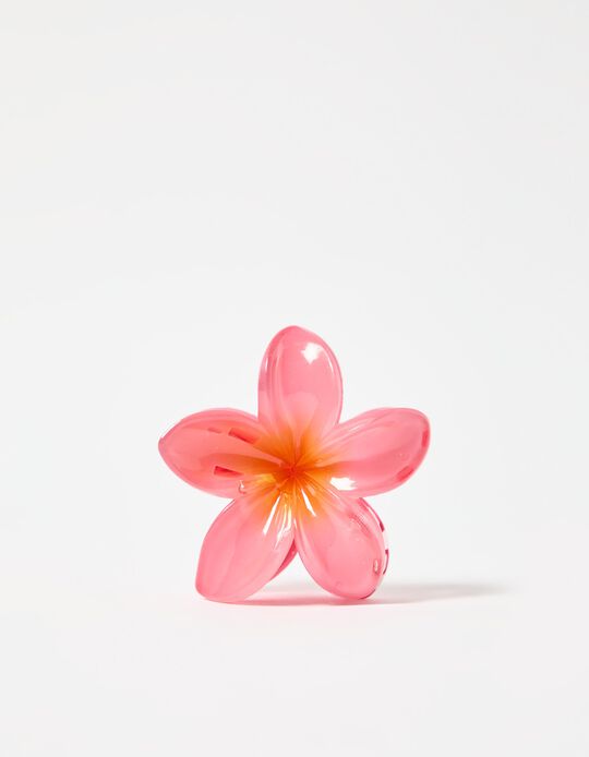 Comprar Online Mola de Cabelo com Flor, Mulher, Laranja