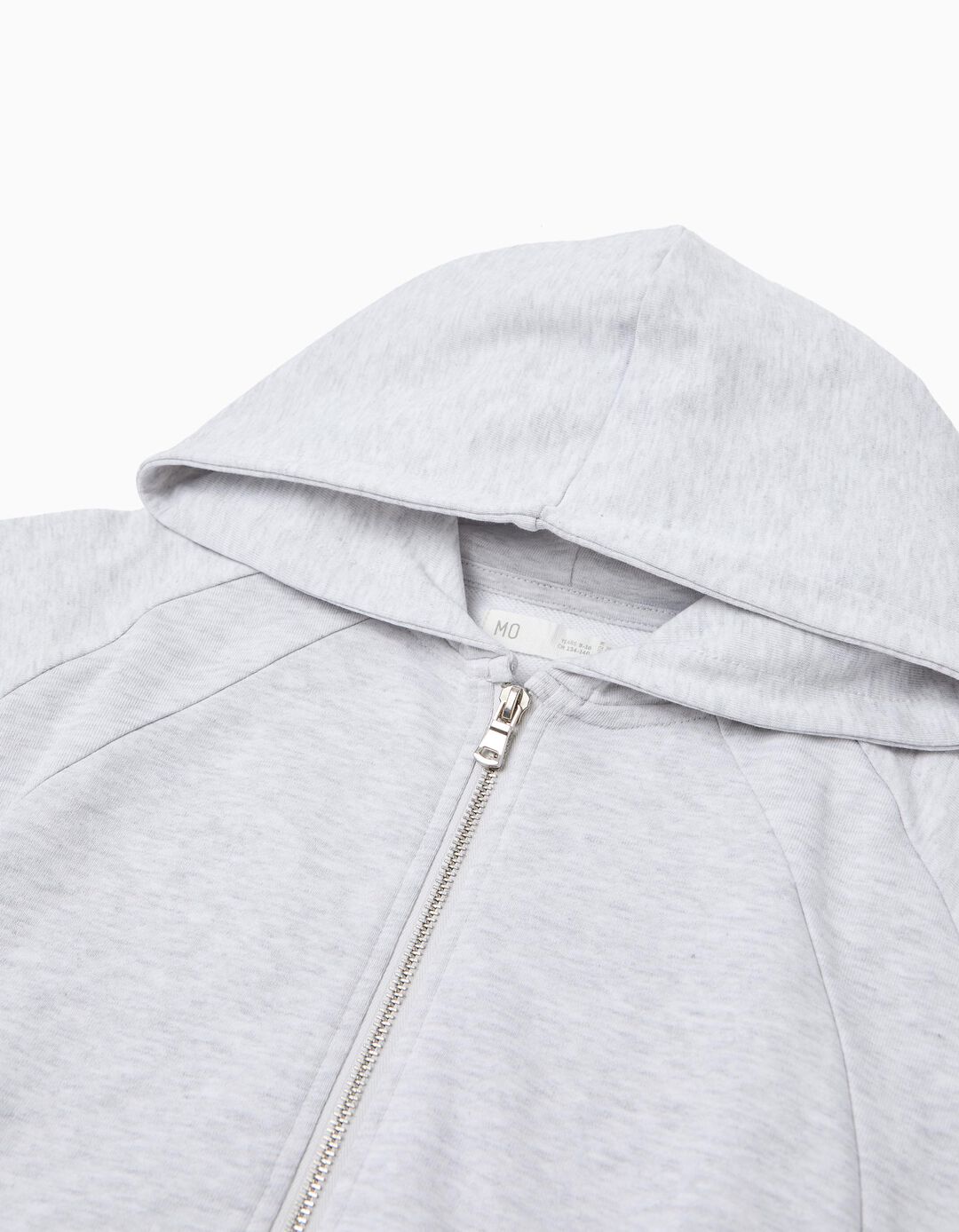 Casaco de Felpa com Capuz, Menina, Cinzento Claro