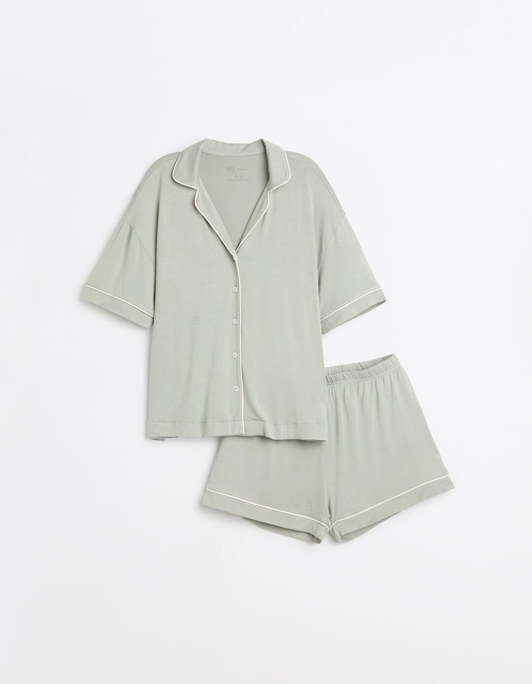 Pijama Em Viscose, Mulher, Verde Claro