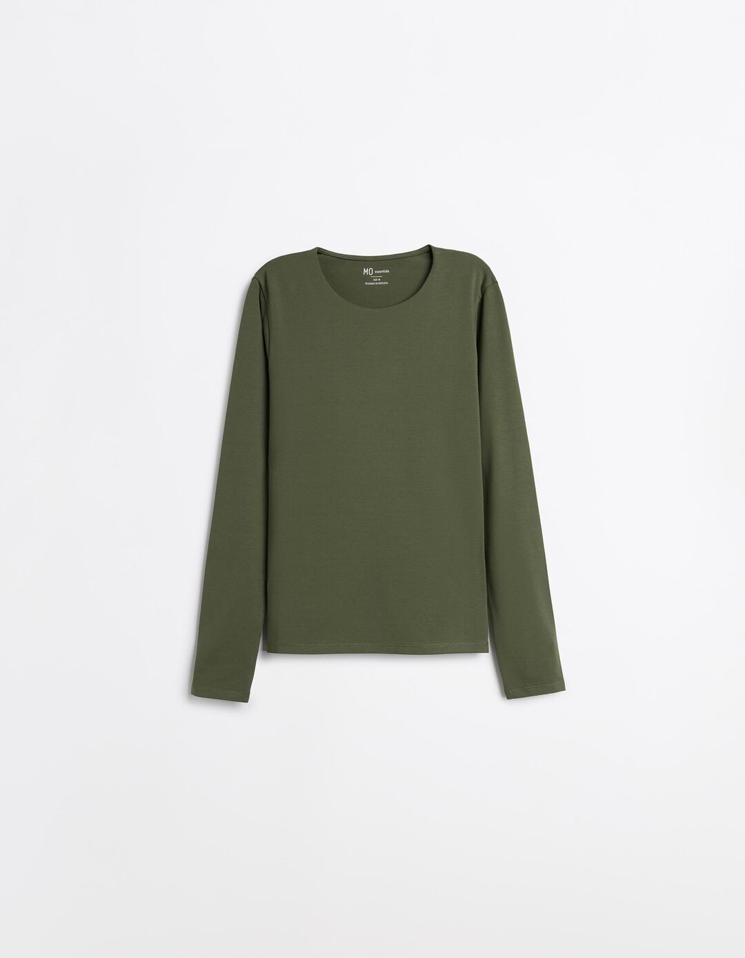 Camisola De Manga Comprida, Mulher, Verde Escuro