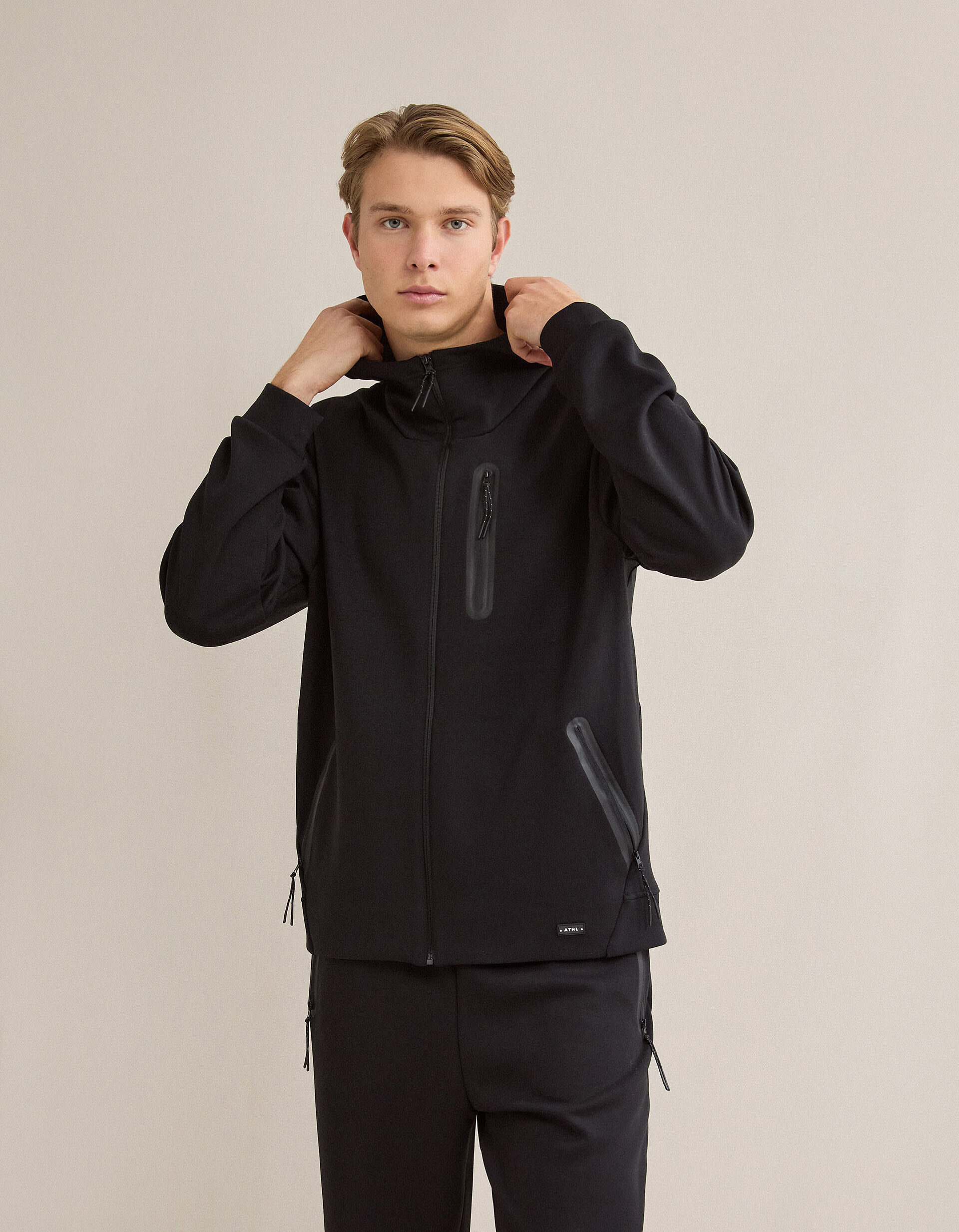 Comprar Online Casaco com Capuz, Homem, Preto