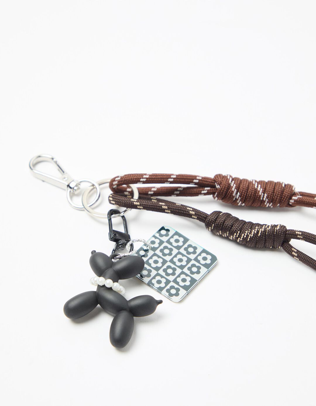 Porta-Chaves Charm, Mulher, Preto