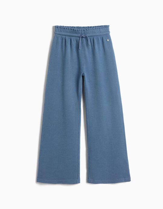 Comprar Online Cal&ccedil;as Wide Leg, Menina, Azul Escuro
