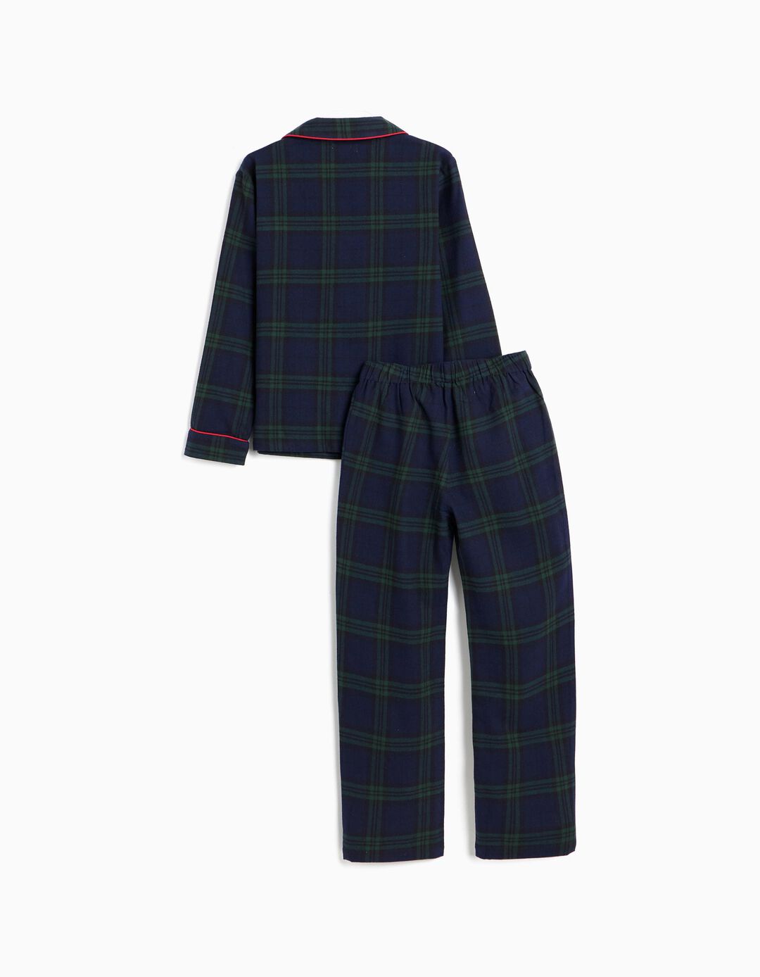 Pijama Em Flanela Natal, Menino, Azul Escuro