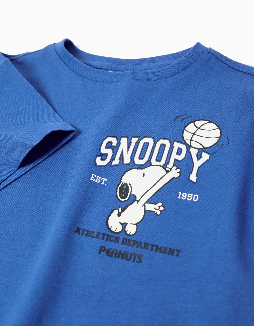 T-shirt 'Snoopy', Menino, Azul