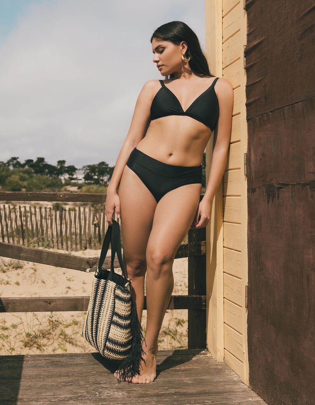 Biquíni 'Curves', Mulher, Preto 