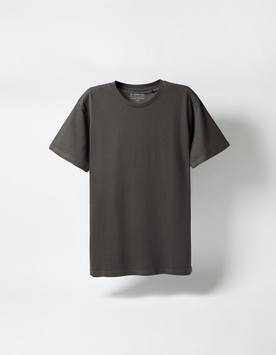 Comprar Online T-shirt, Homem, Cinzento Escuro
