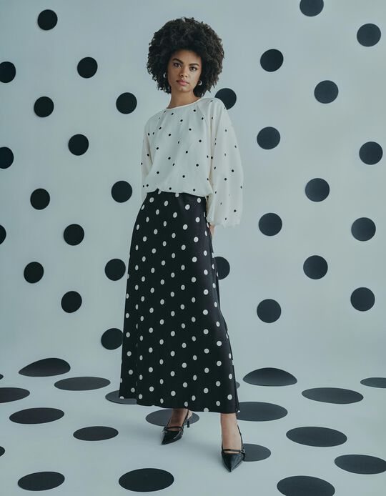 Comprar Online Saia Comprida Liocel, Mulher, Preto