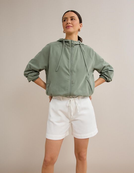 Comprar Online Parka Com Capuz, Mulher, Verde Claro