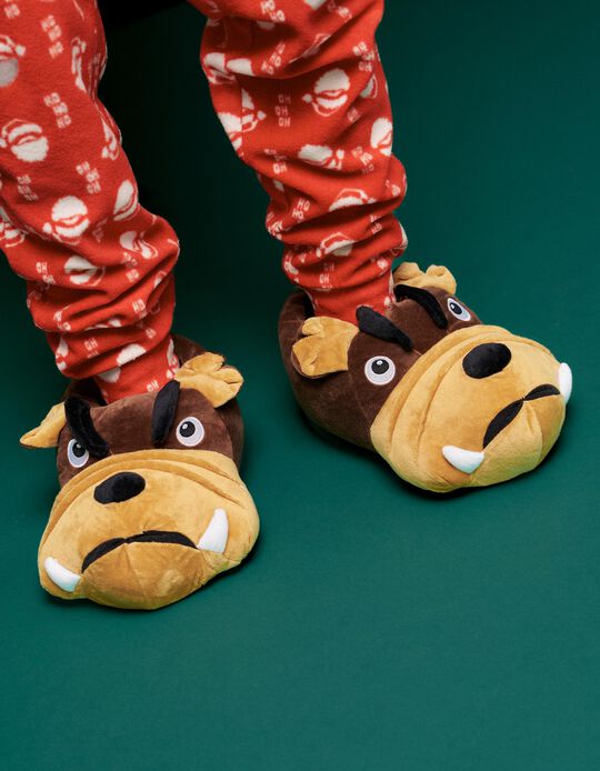 Comprar Online Pantufas, Homem, Castanho