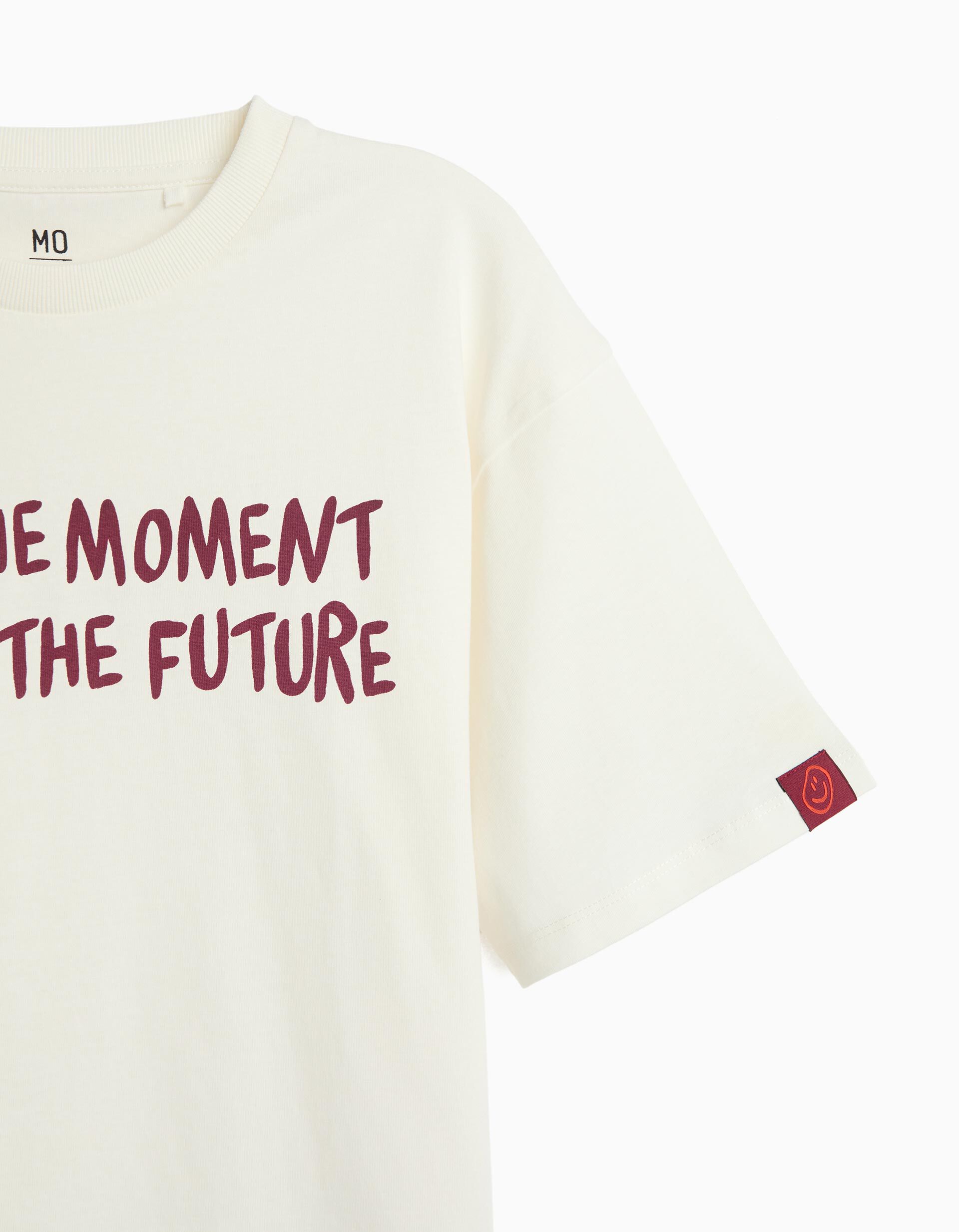 Comprar Online T-shirt Estampada 'Loose Fit', Menino, Branco