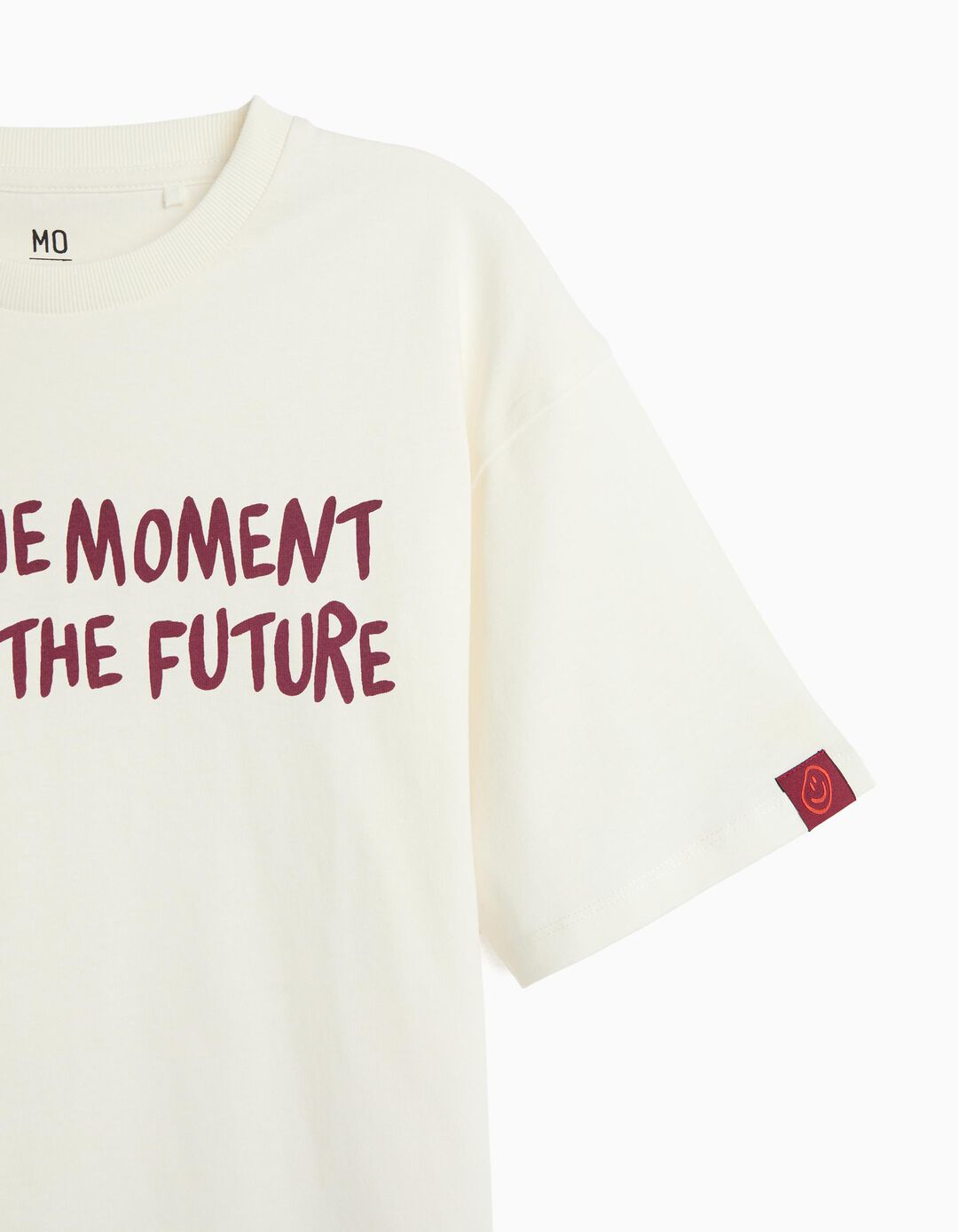 T-shirt Estampada 'Loose Fit', Menino, Branco