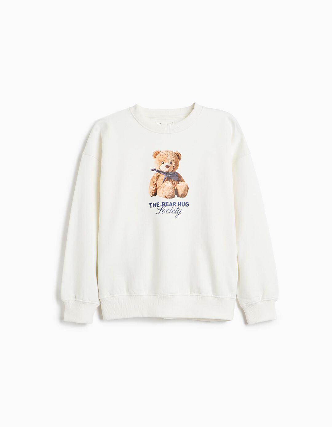 Sweatshirt Estampada, Menina, Branco