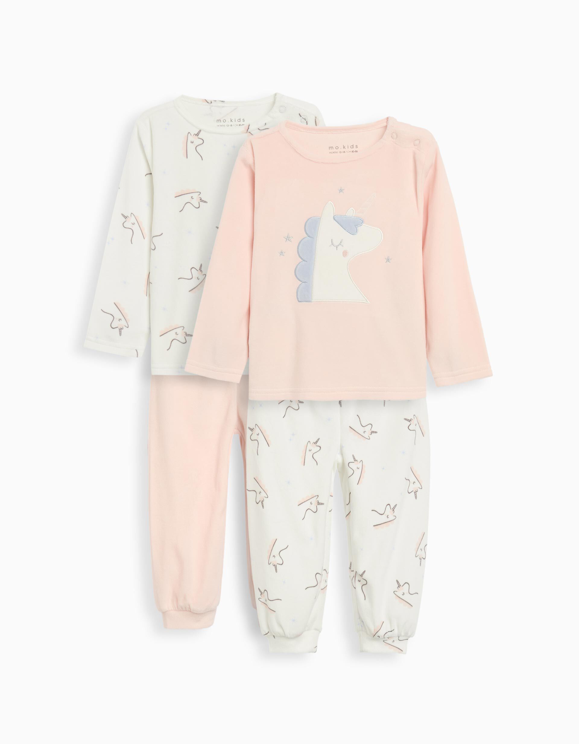 Comprar Online Pack 2 Pijamas Veludo, Menina, Multicor