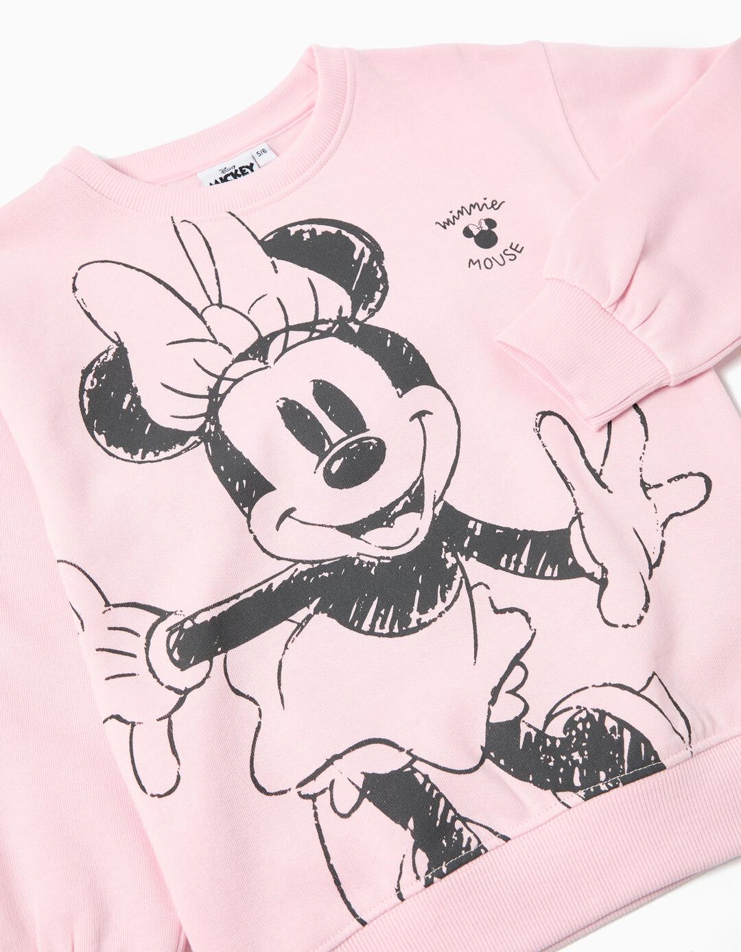 Conjunto Sweatshirt e Leggings 'Minnie' ©Disney, Menina, Rosa Claro