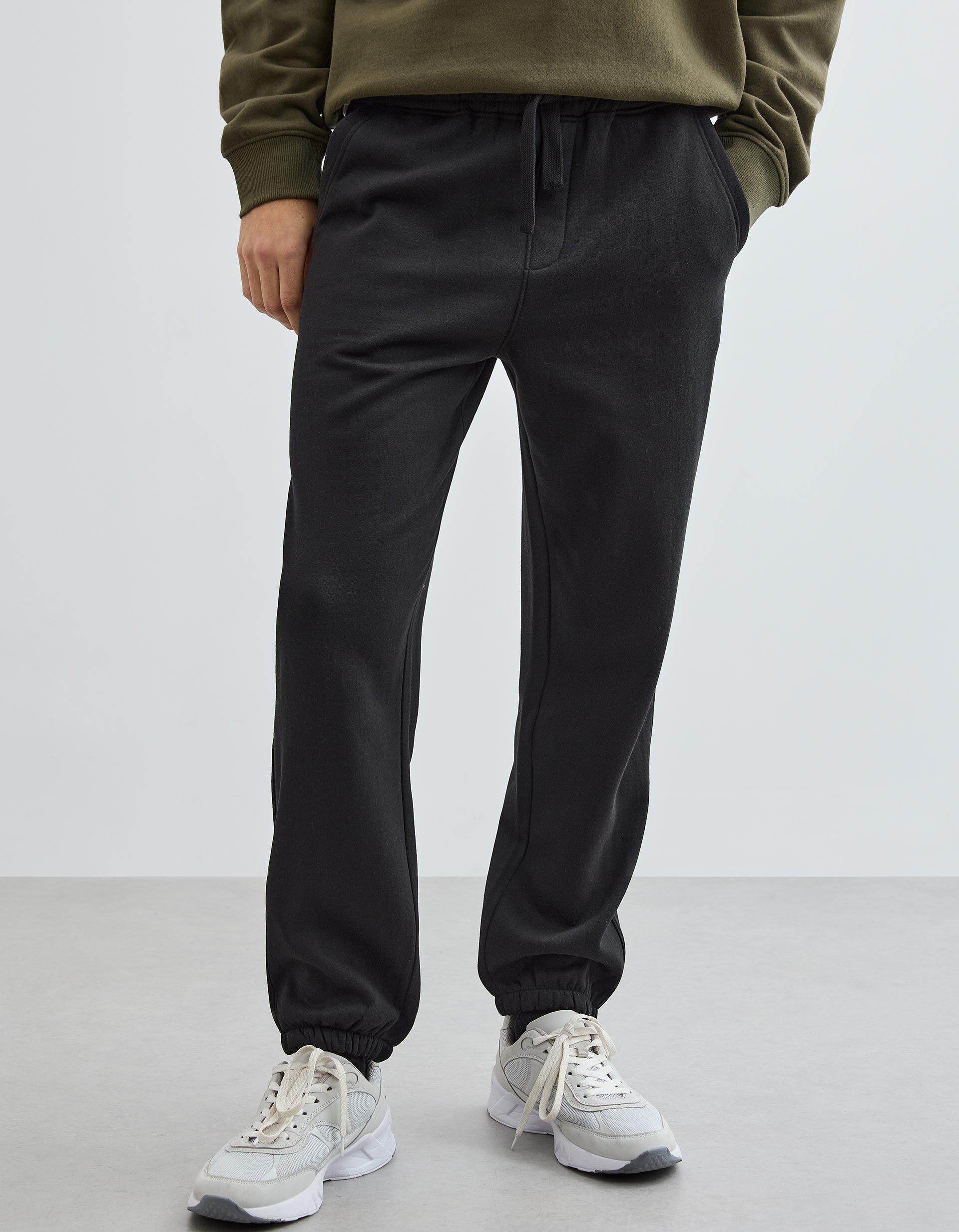 Comprar Online Cal&ccedil;as Jogging de Felpa, Homem, Preto