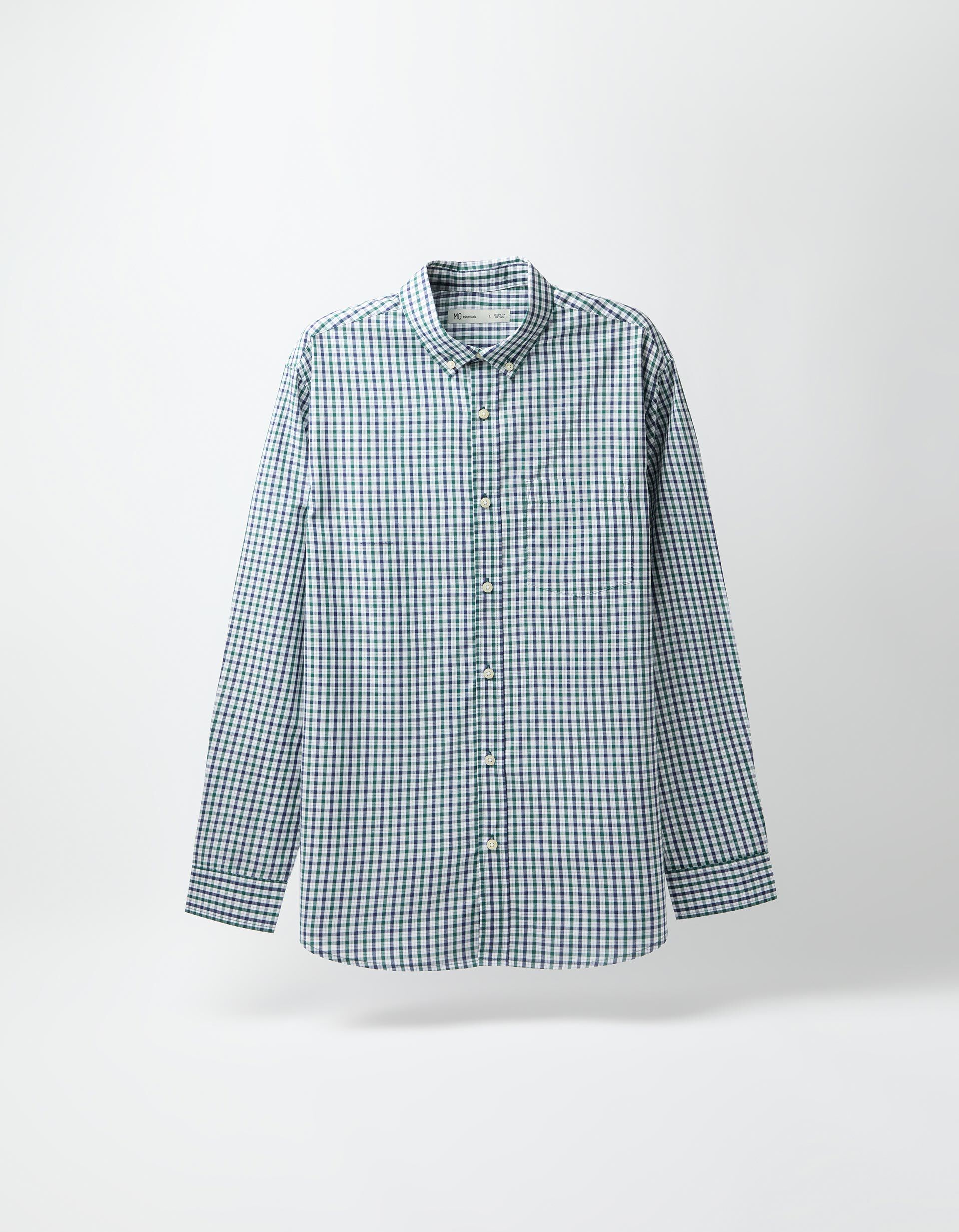 Comprar Online Camisa Xadrez, Homem, Verde Escuro
