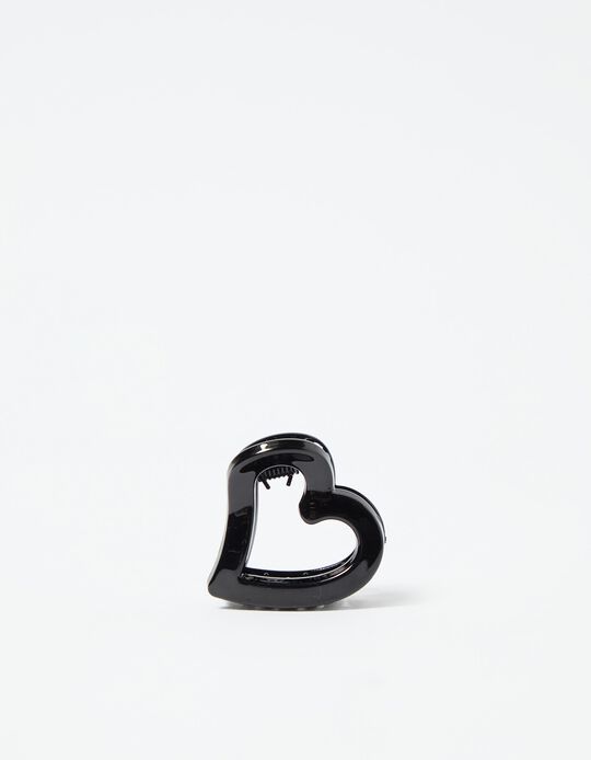 Comprar Online Mola de Cabelo Coração, Mulher, Preto