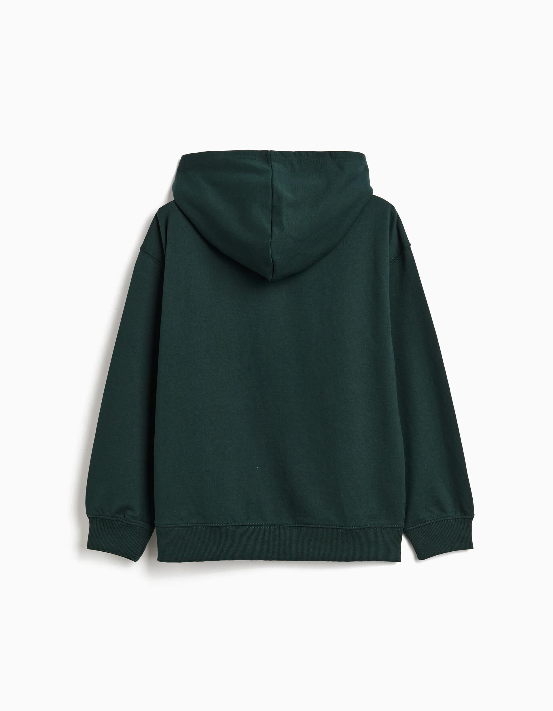 Comprar Online Sweatshirt de Felpa Capuz, Menino, Verde Escuro