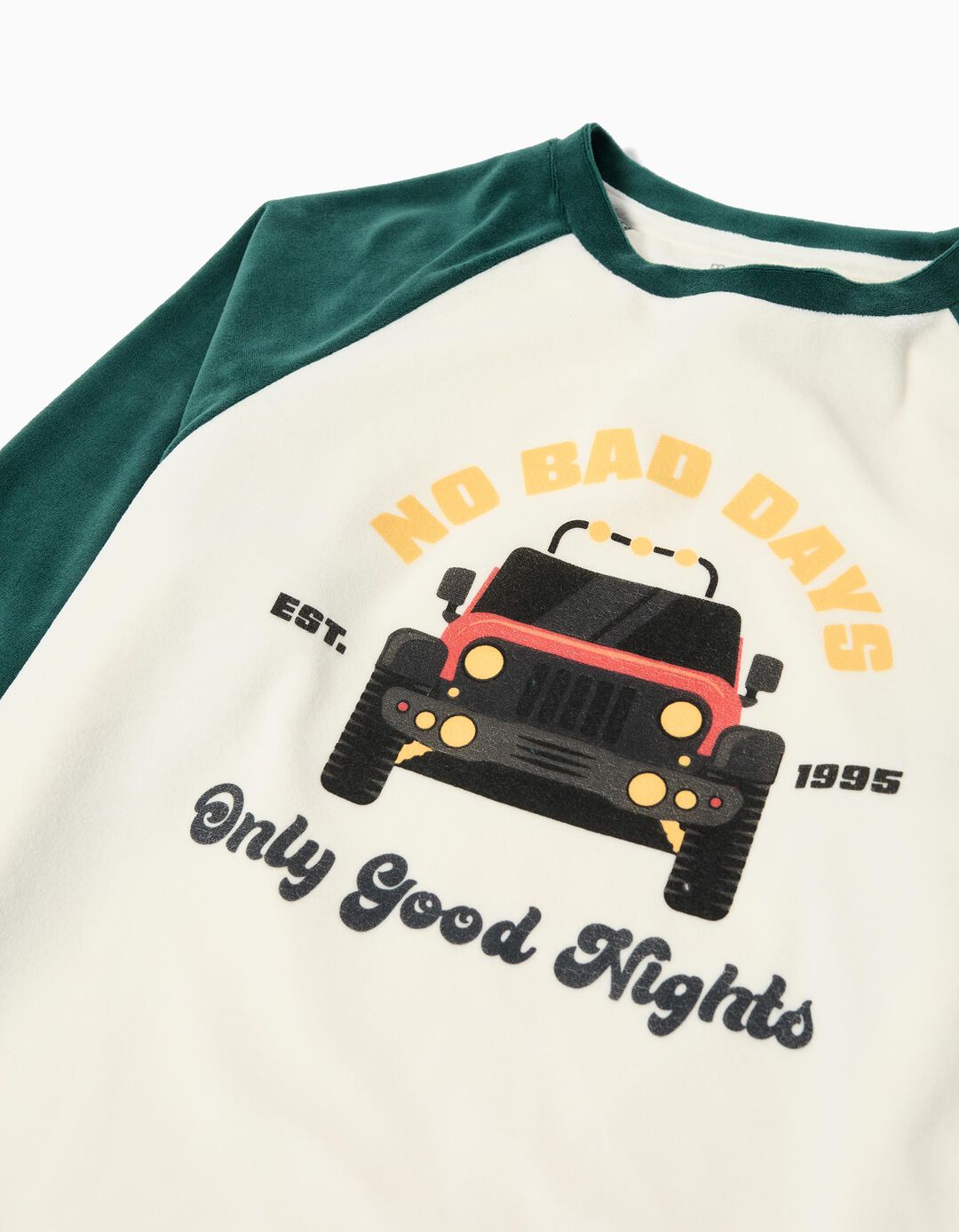 Pijama, Menino, Verde Escuro