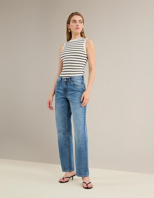 Comprar Online Cal&ccedil;as De Ganga 'Straight', Mulher, Azul