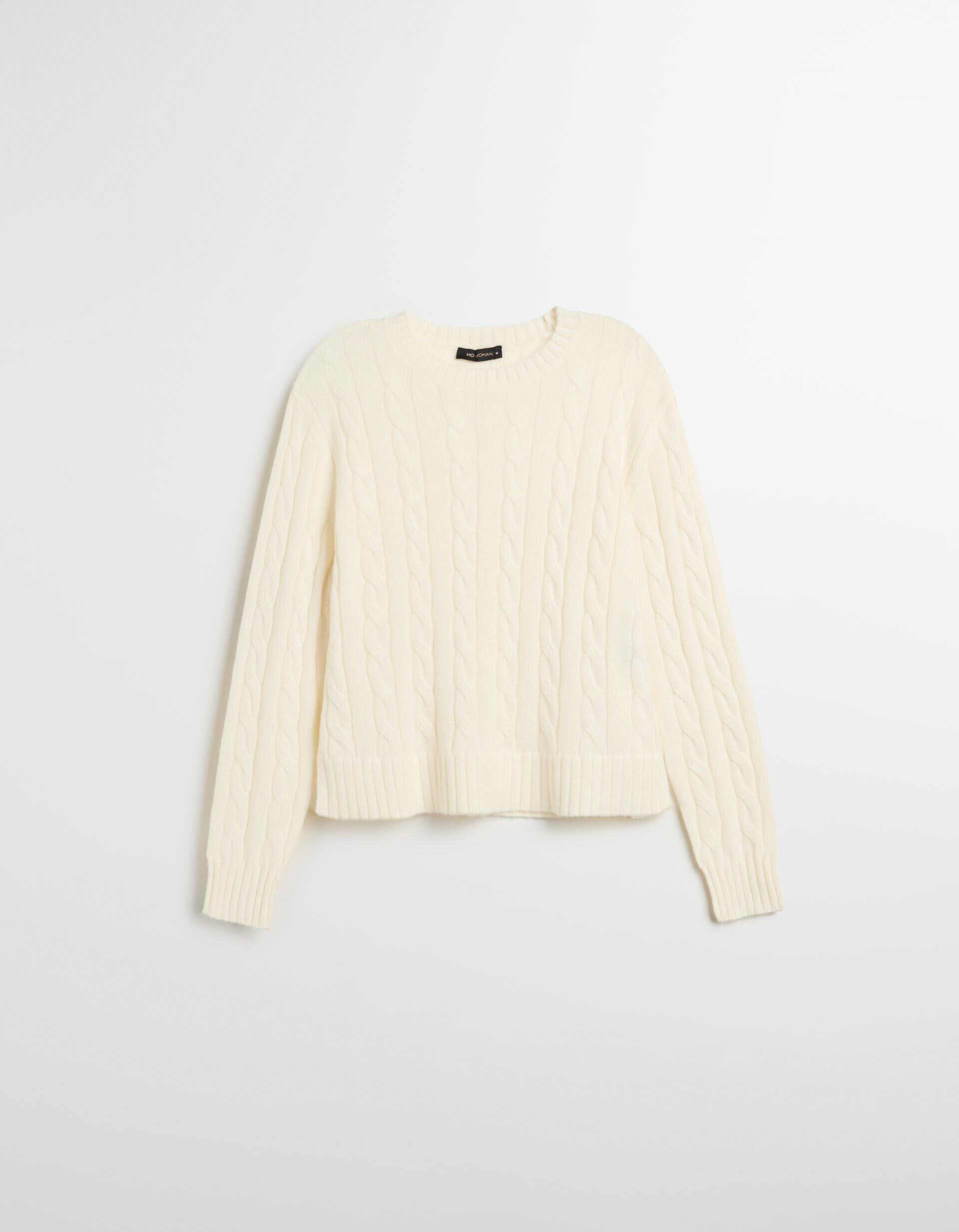 Comprar Online Camisola de Malha, Mulher, Branco