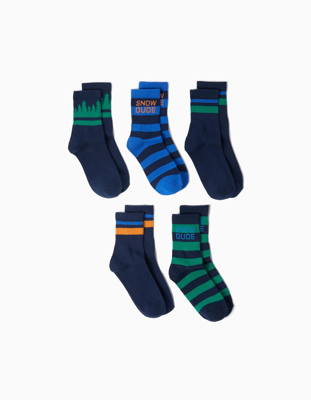 Pack 5 Pares De Meias, Menino, Multicolor