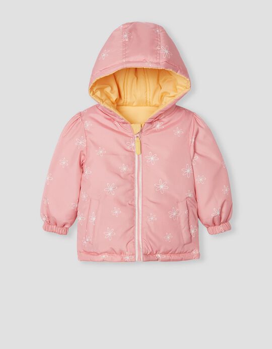 Padded Jacket, Baby Girls, Pink