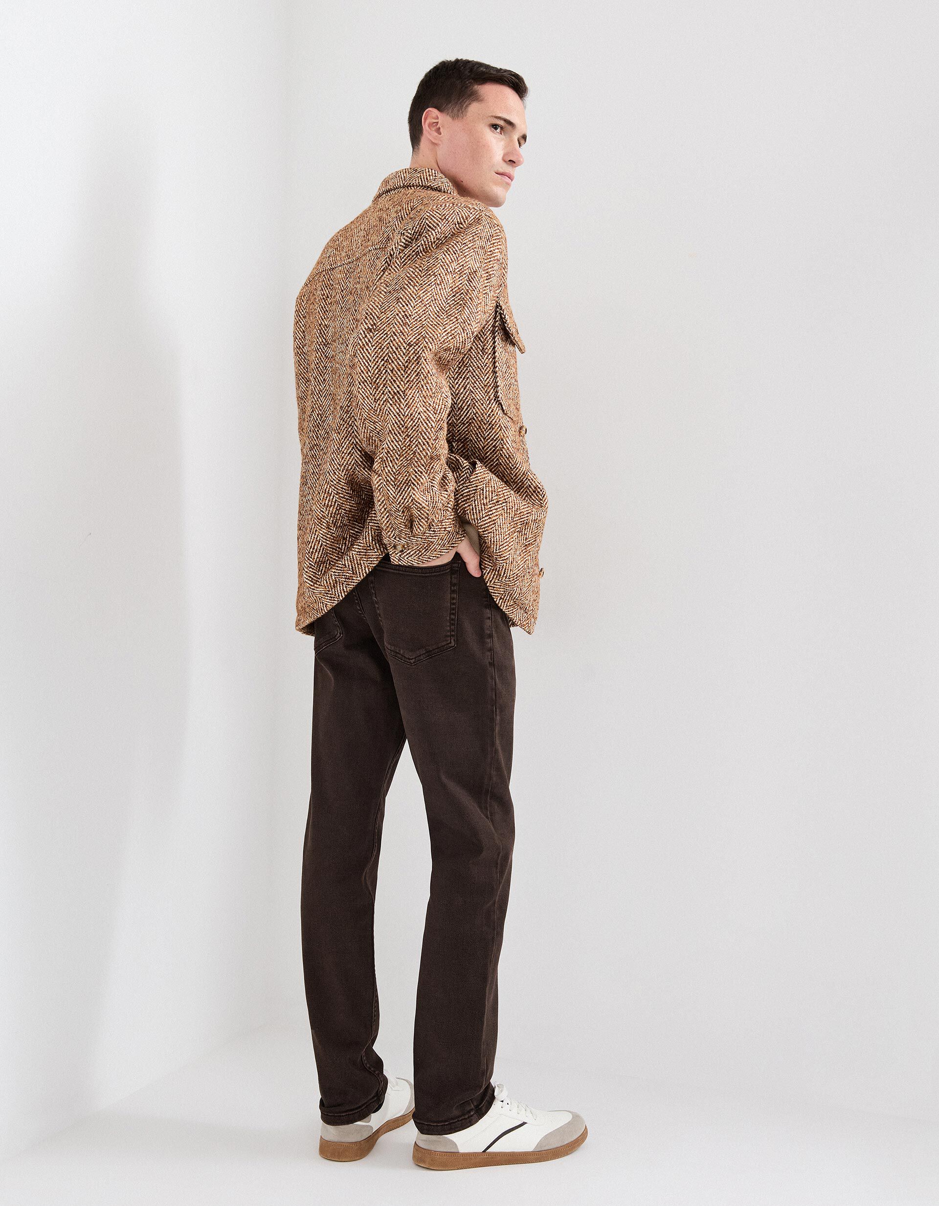 Comprar Online Cal&ccedil;as 'Slim Fit', Homem, Castanho