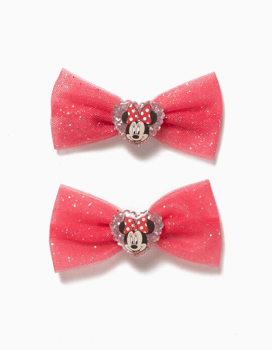 Pack of 2 Clips, Minnie Bow