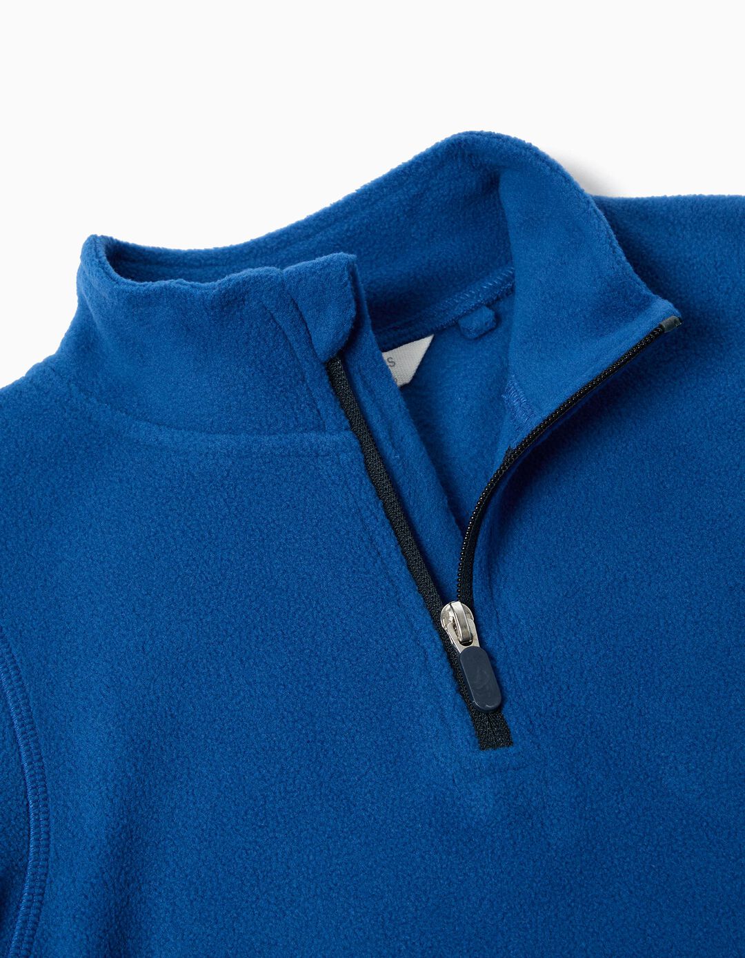 Camisola Polar com Fecho, Menino, Cinzento