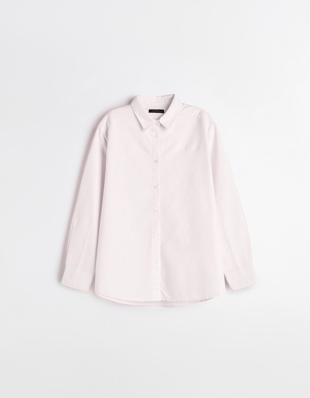 Camisa de Manga Comprida Oxford, Mulher, Rosa