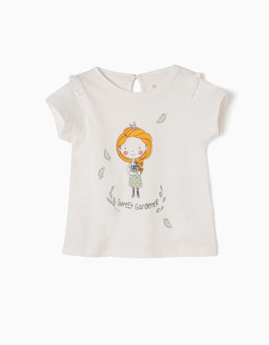 White T-Shirt, Sweet Gardener