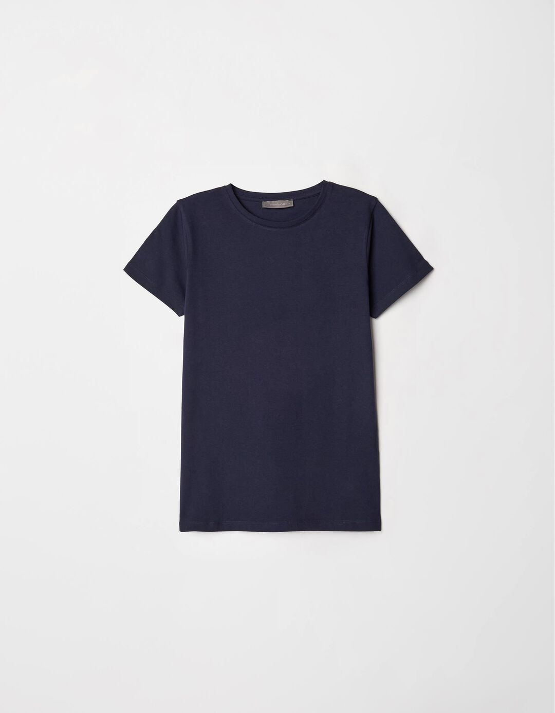 T-shirt B&aacute;sica, Mulher, Azul Escuro