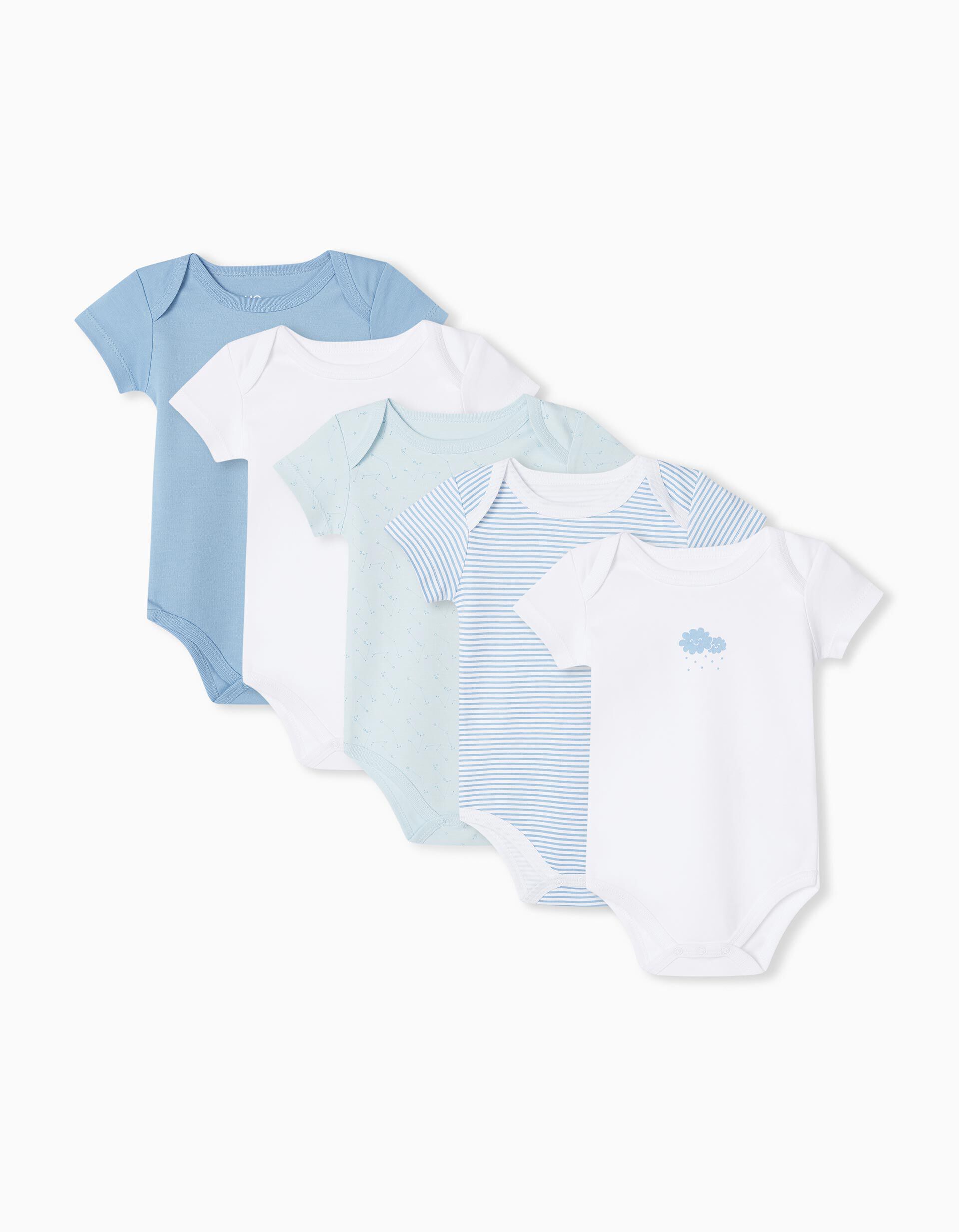 Comprar Online 5 Short Sleeve Bodysuits Pack, Baby Boys, Multicolour