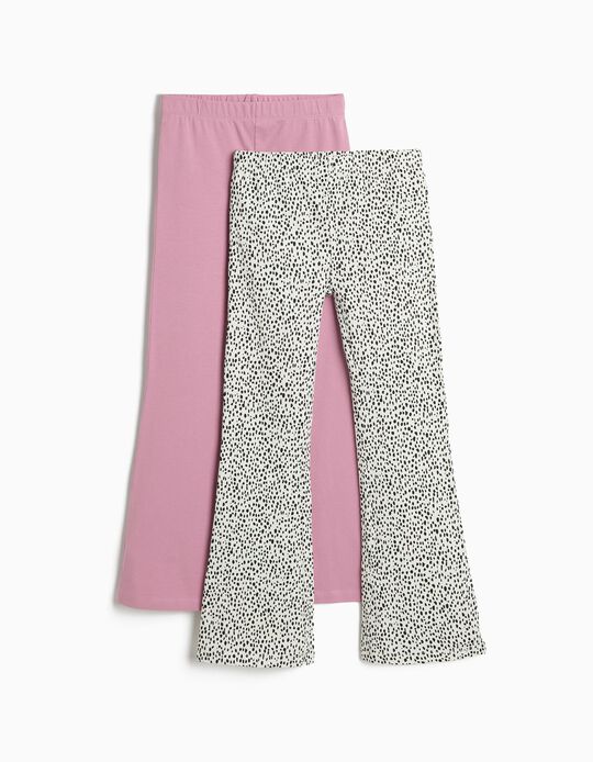 Comprar Online Pack 2 Leggings, Menina, Branco