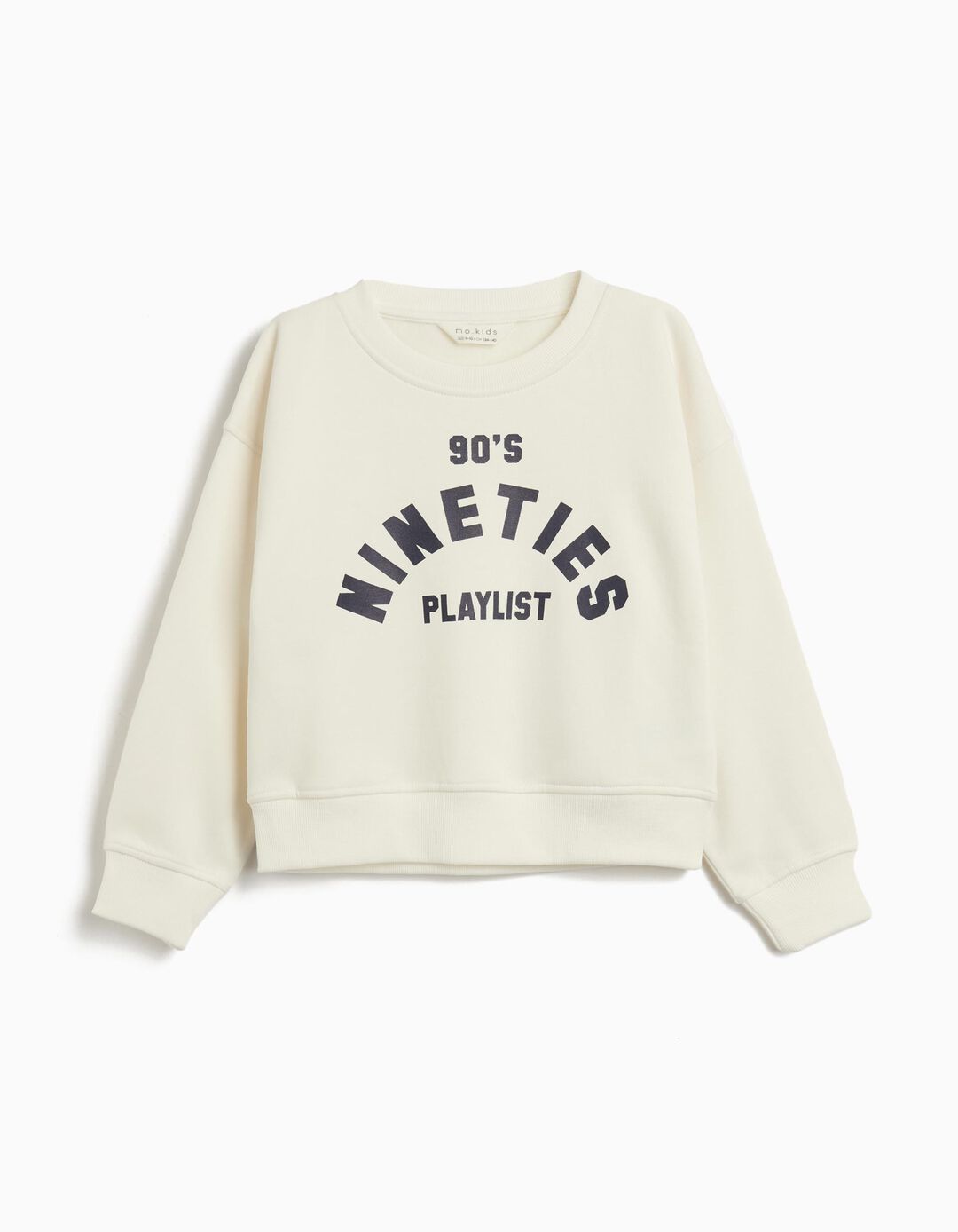 Sweatshirt de Felpa, Menina, Branco