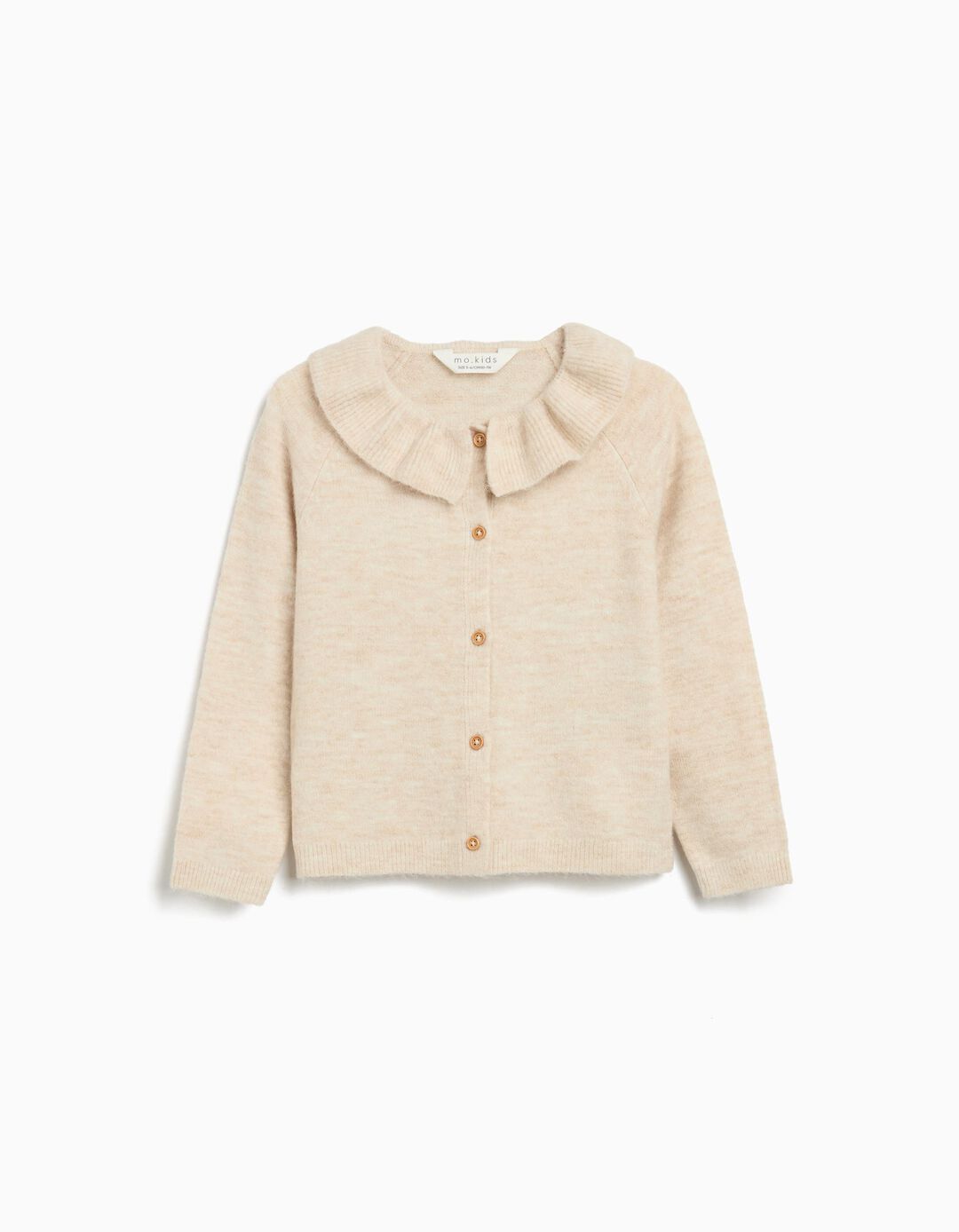 Casaco de Malha, Menina, Bege