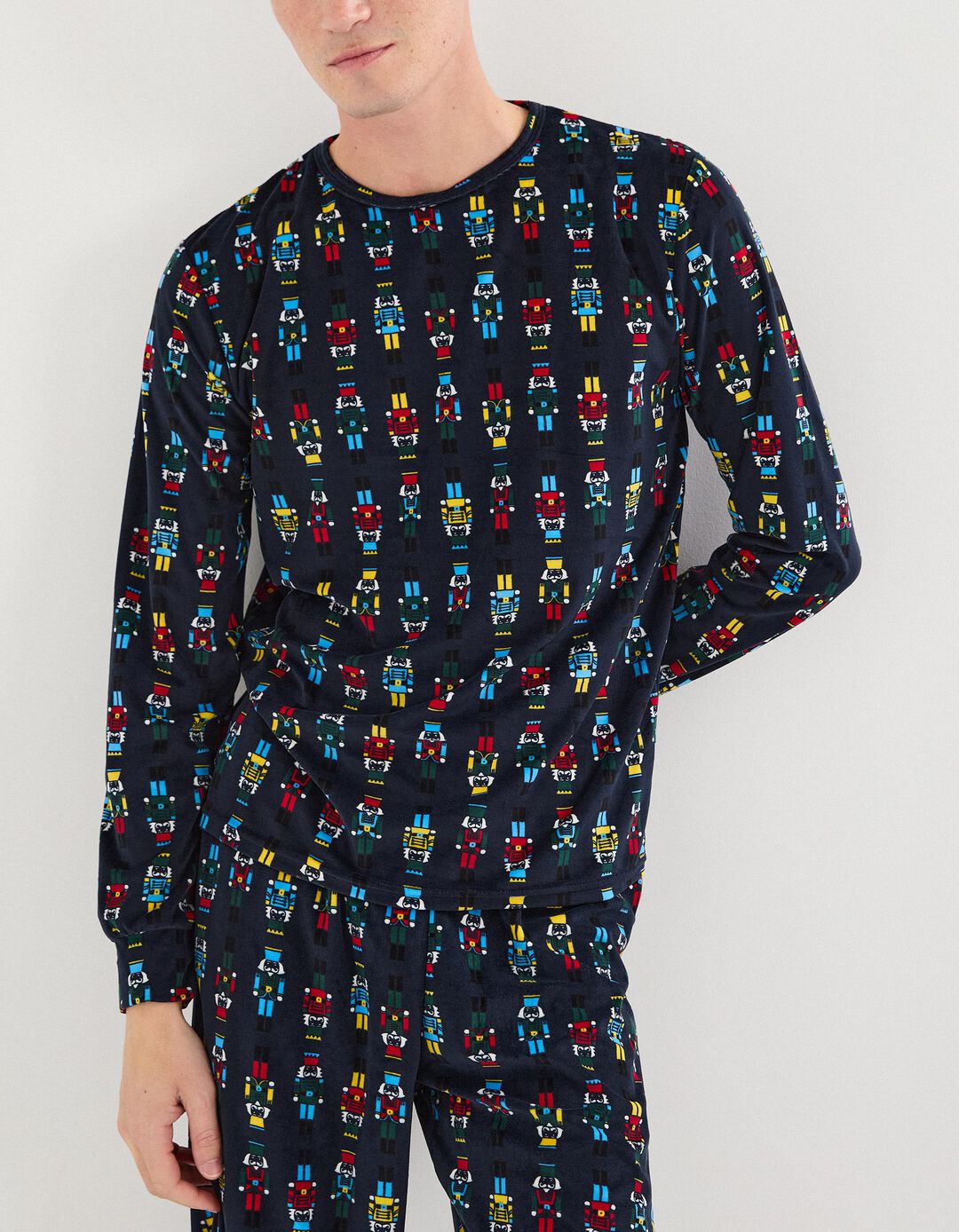 Pijama, Homem, Azul Escuro