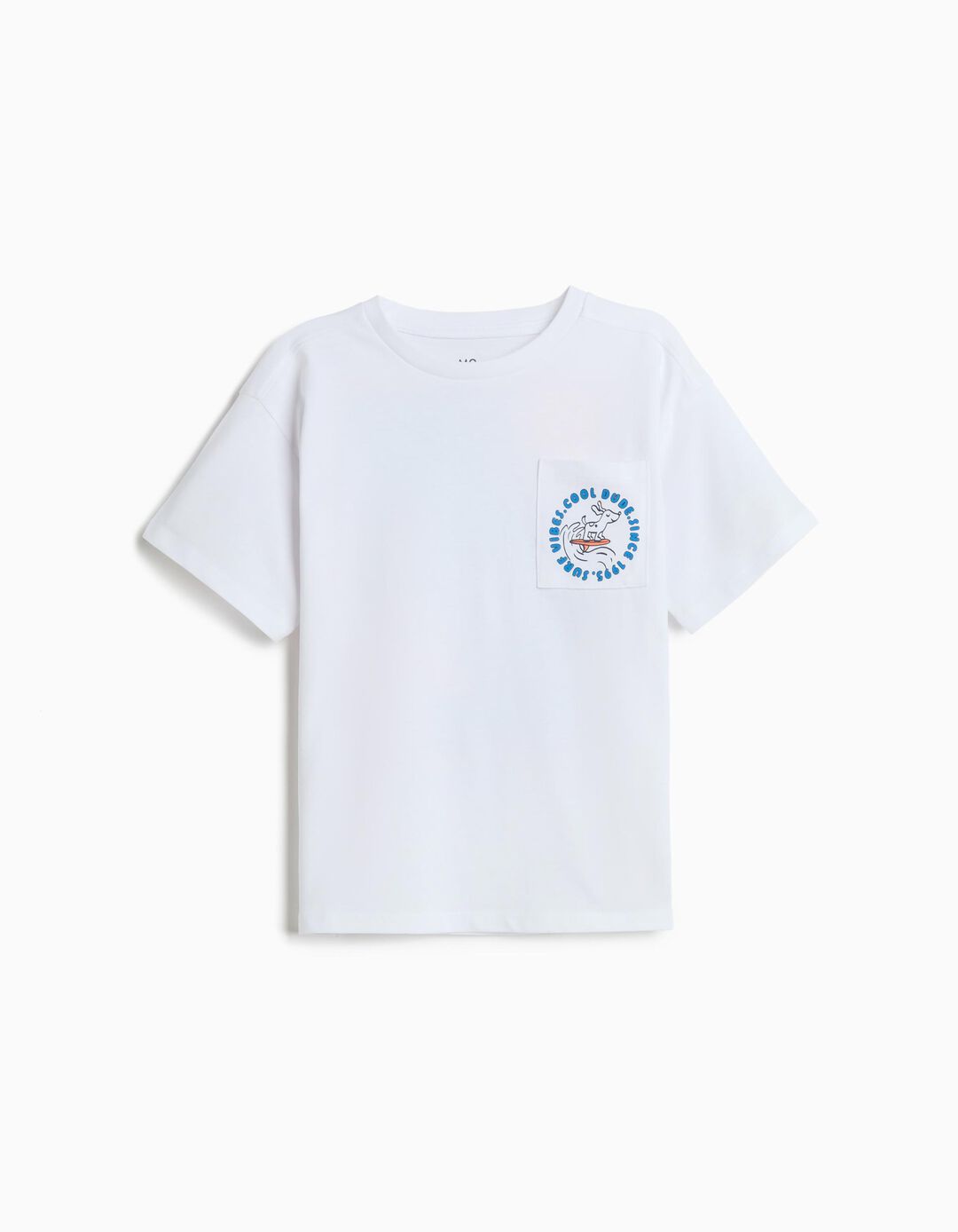 T-shirt, Menino, Branco