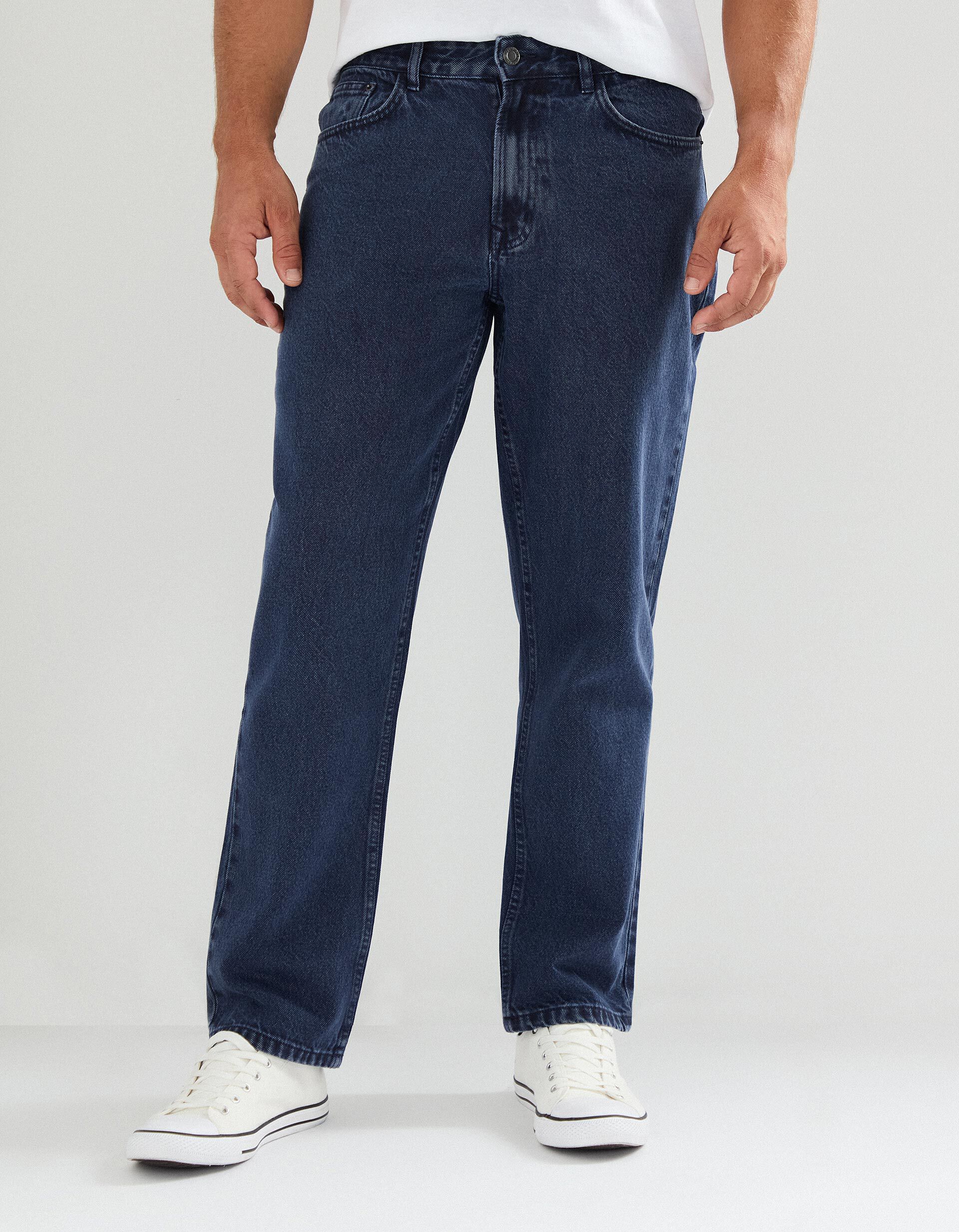 Comprar Online Cal&ccedil;as 'Relaxed Fit', Homem, Azul Escuro 