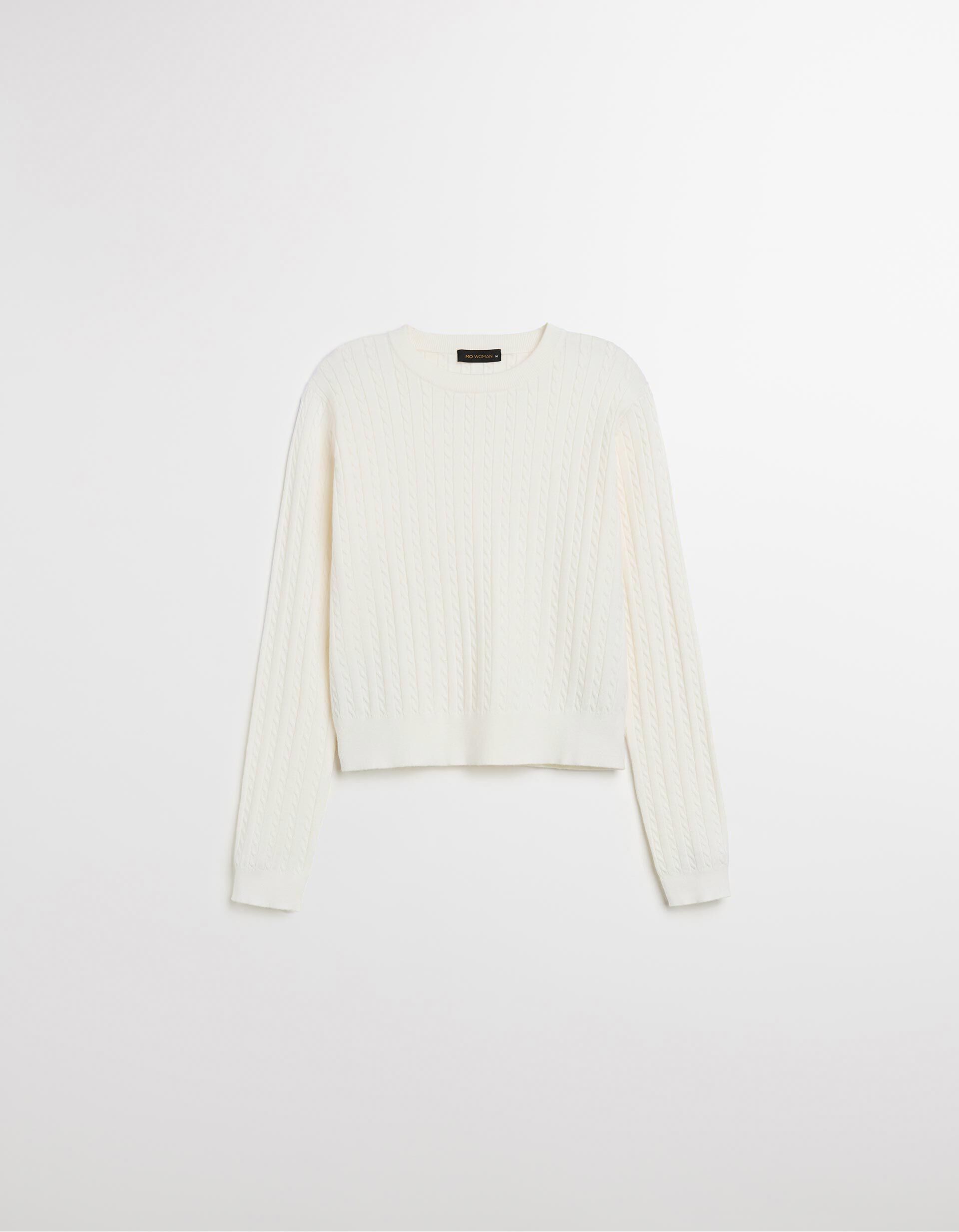 Comprar Online Camisola de Malha, Mulher, Bege Claro