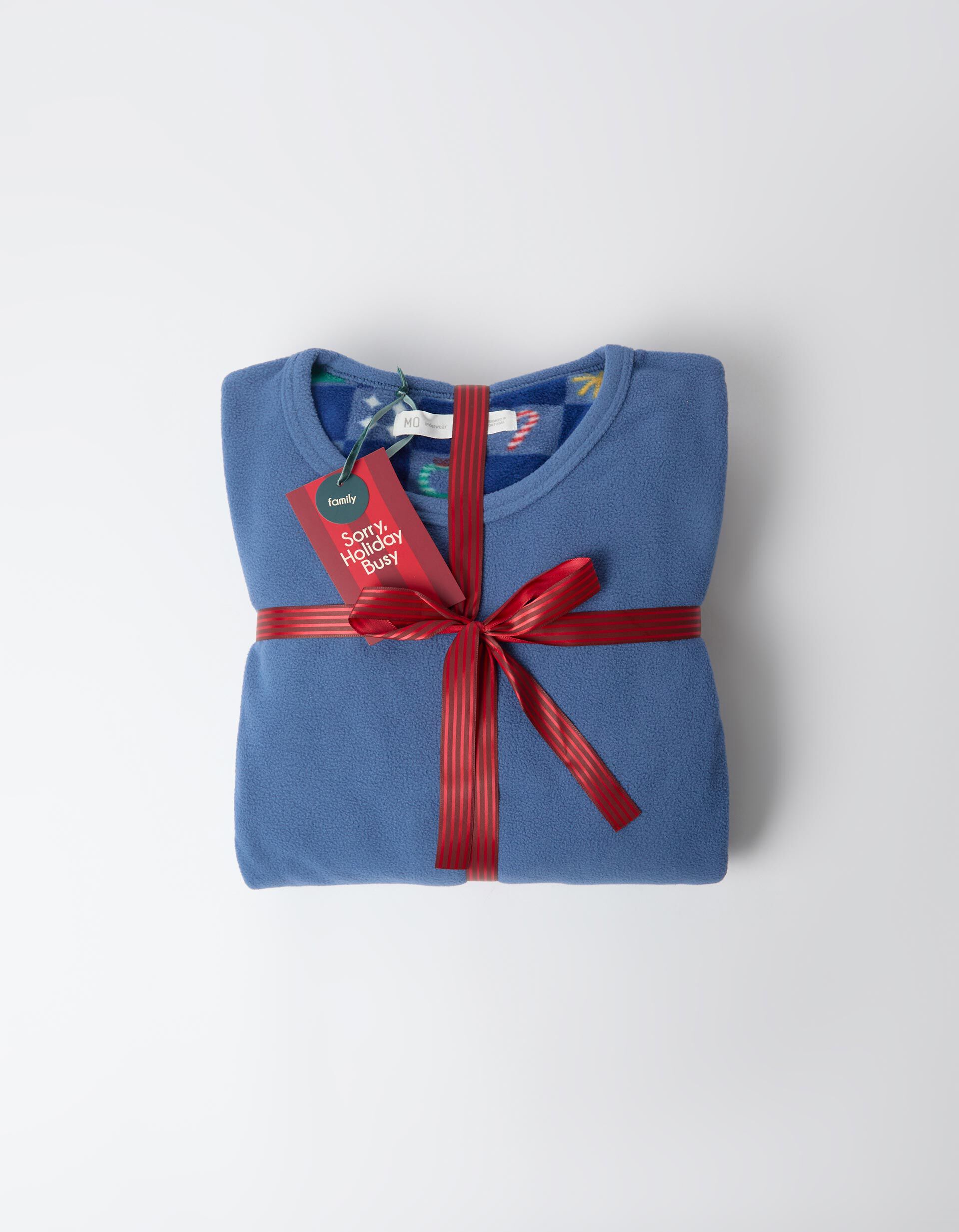 Comprar Online Pijama Polar De Natal, Homem, Azul
