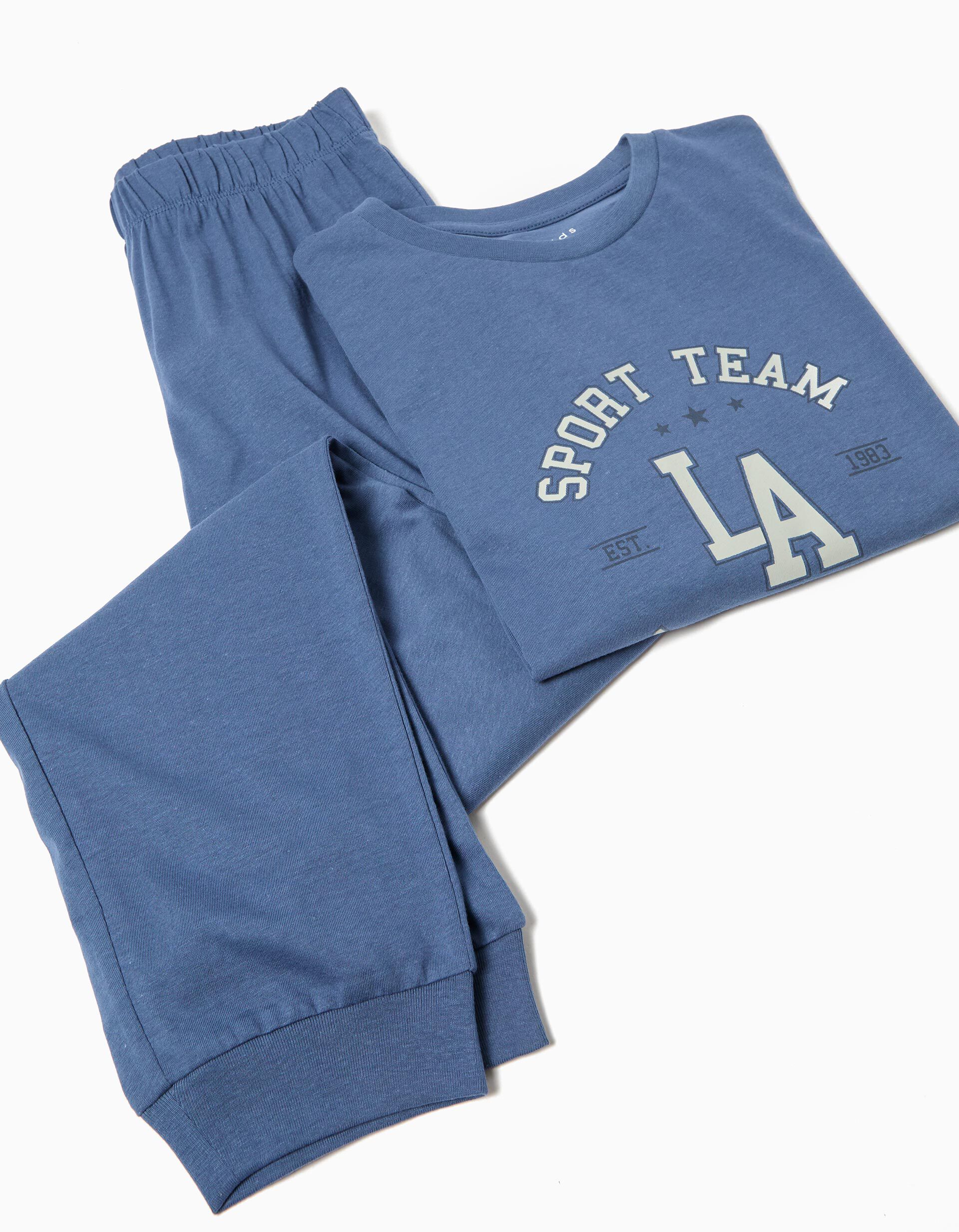 Comprar Online Pijama Jersey, Menino, Azul Escuro 