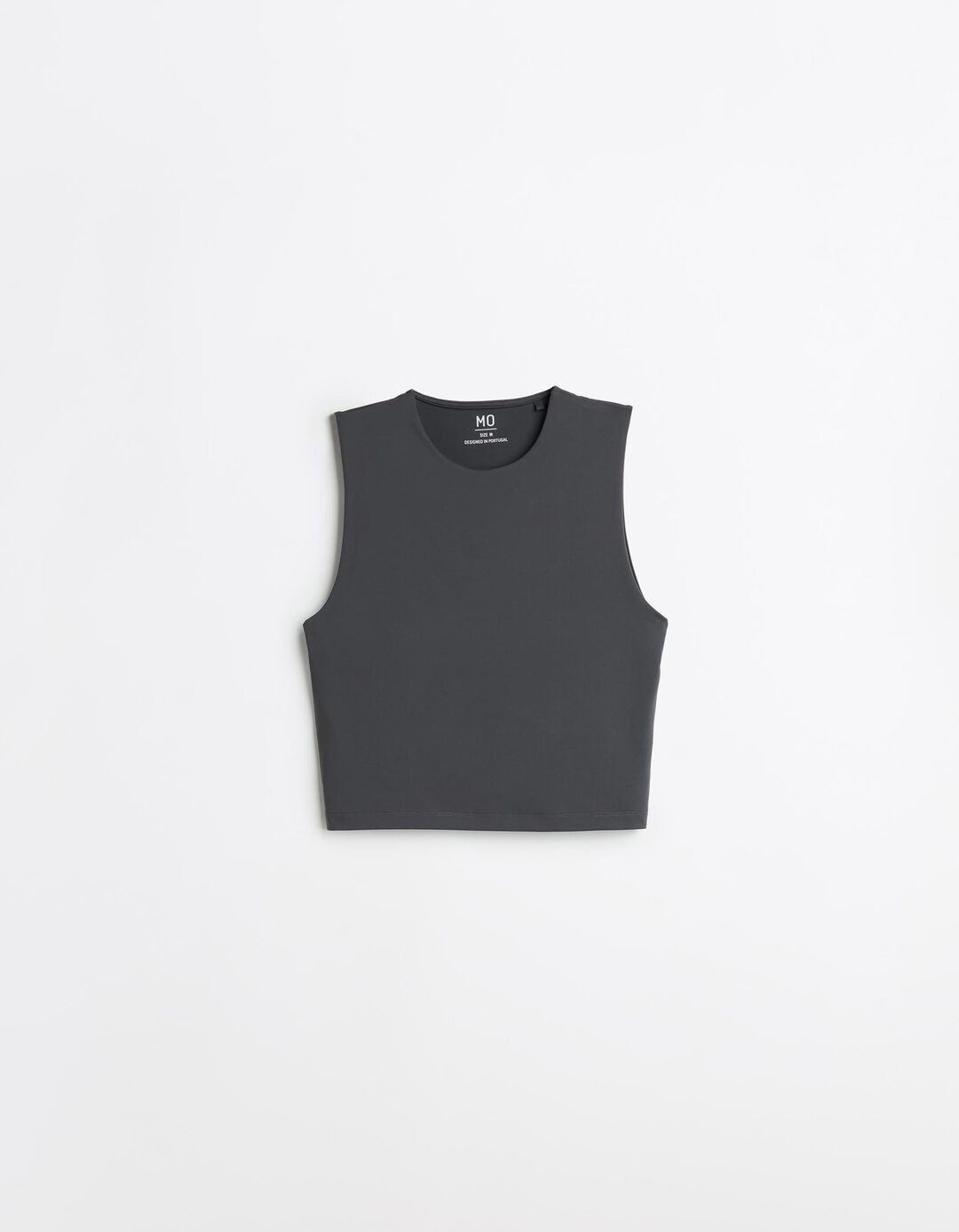 Top, Mulher, Cinzento