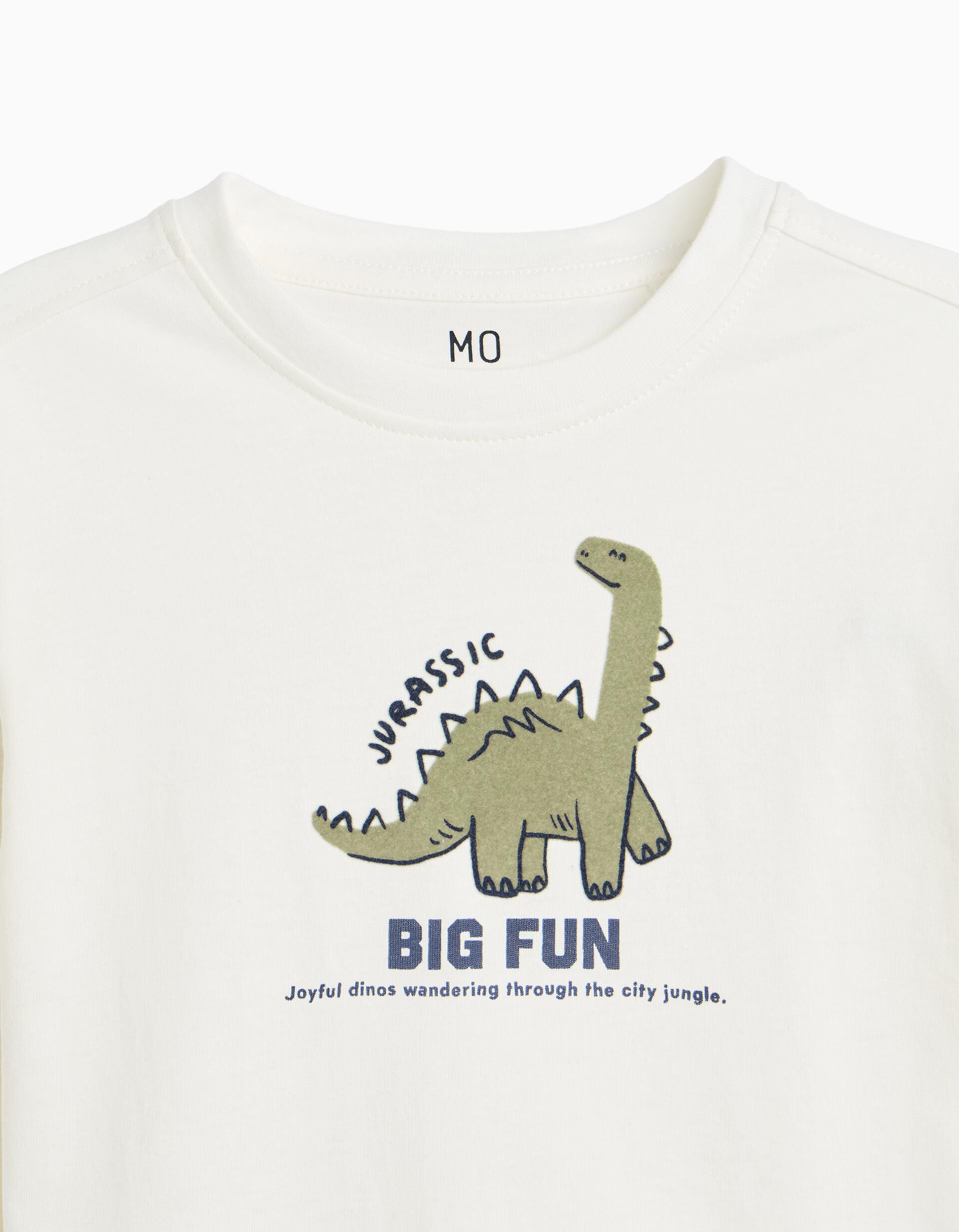 Comprar Online T-shirt Estampada, Menino, Branco