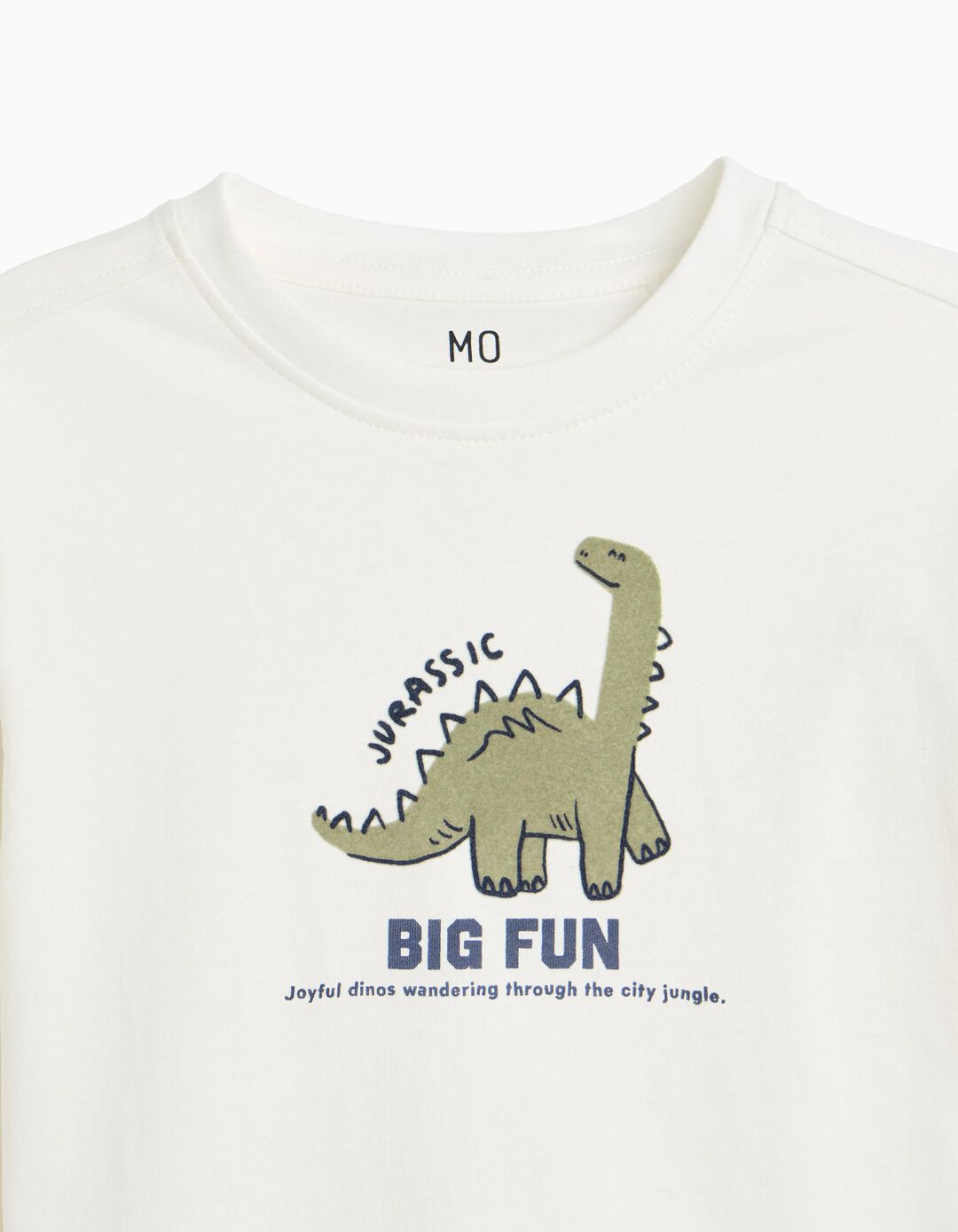 T-shirt Estampada, Menino, Branco