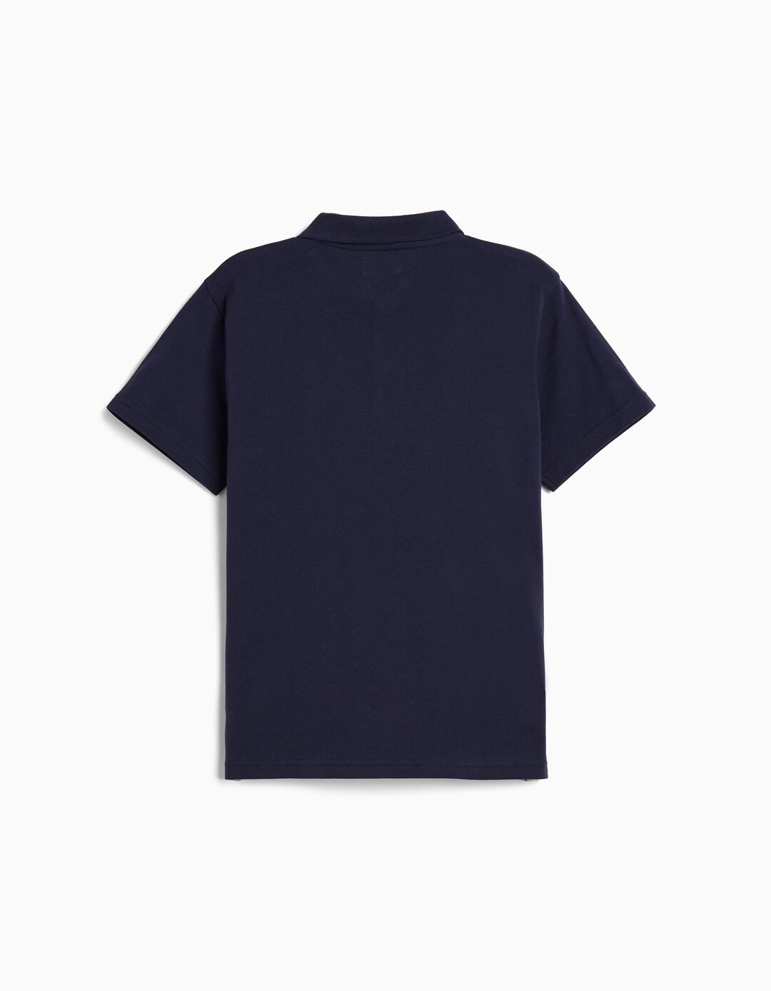 Polo Piquet, Menino, Azul Escuro