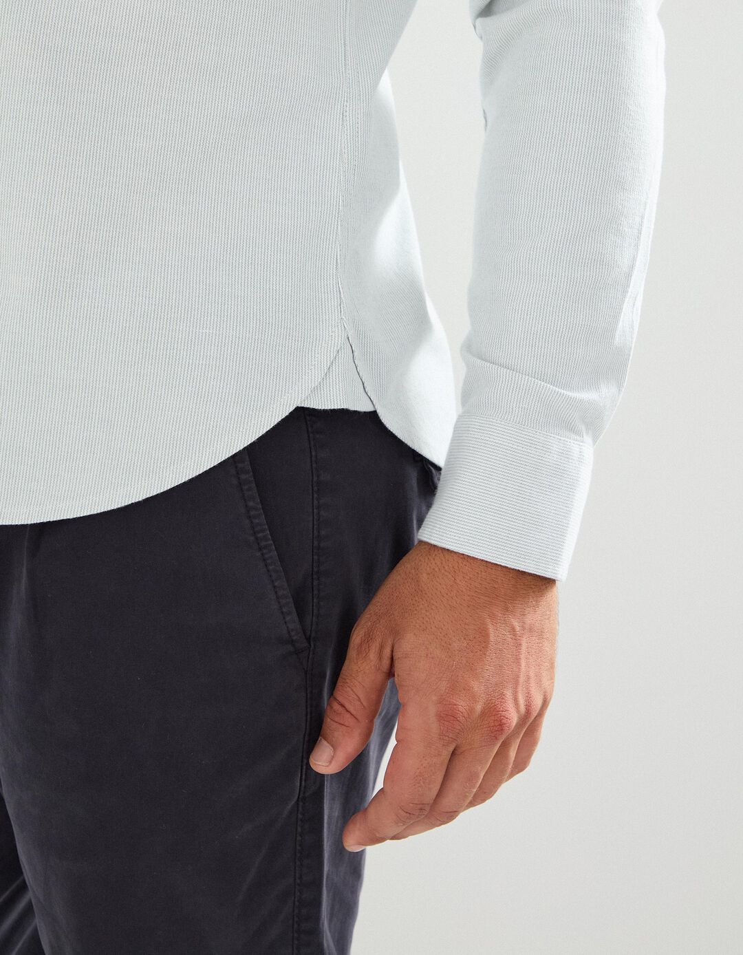 Camisa 'Slim Fit', Homem, Verde